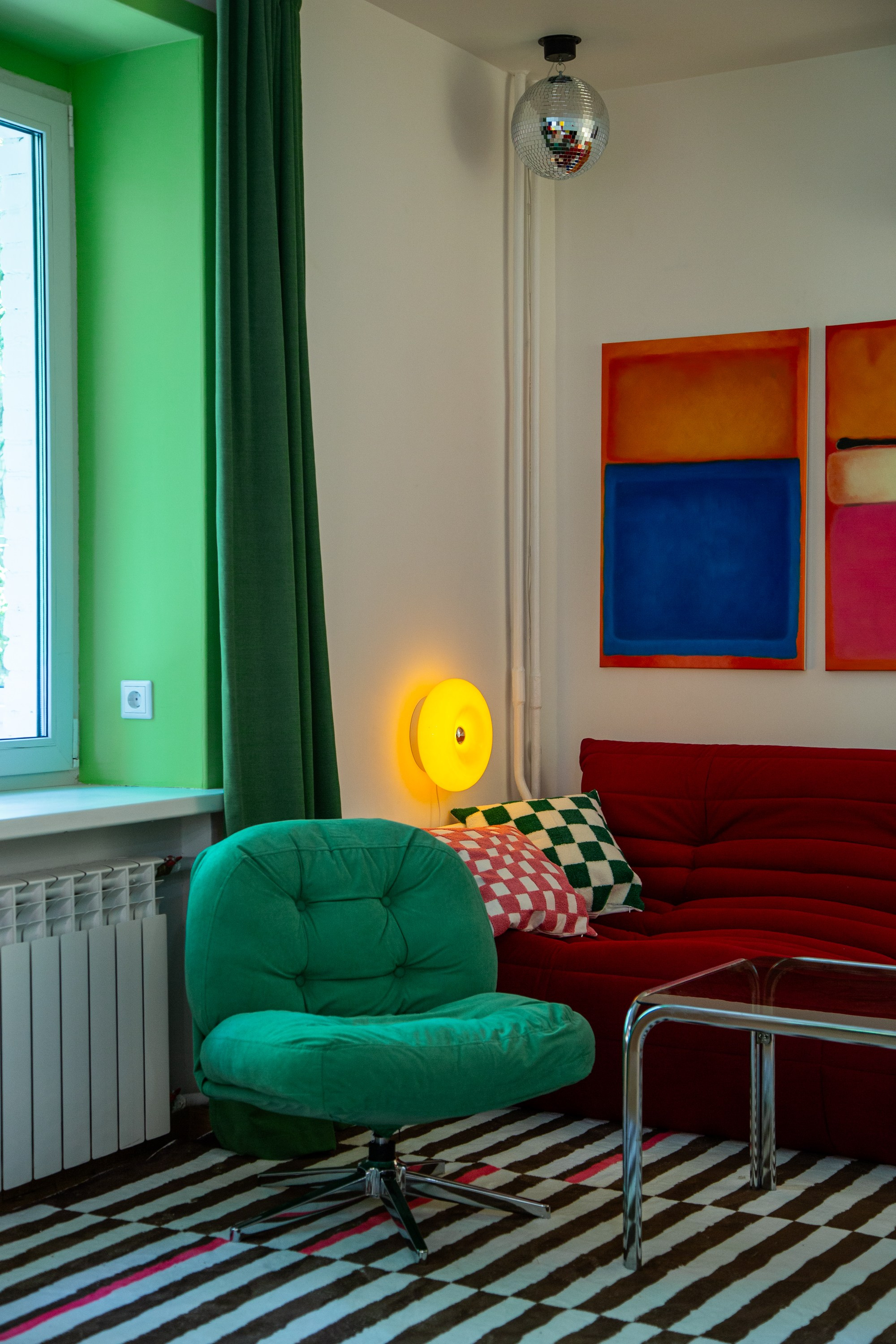 Дофаминовый интерьер. Фотограф Оля Батист