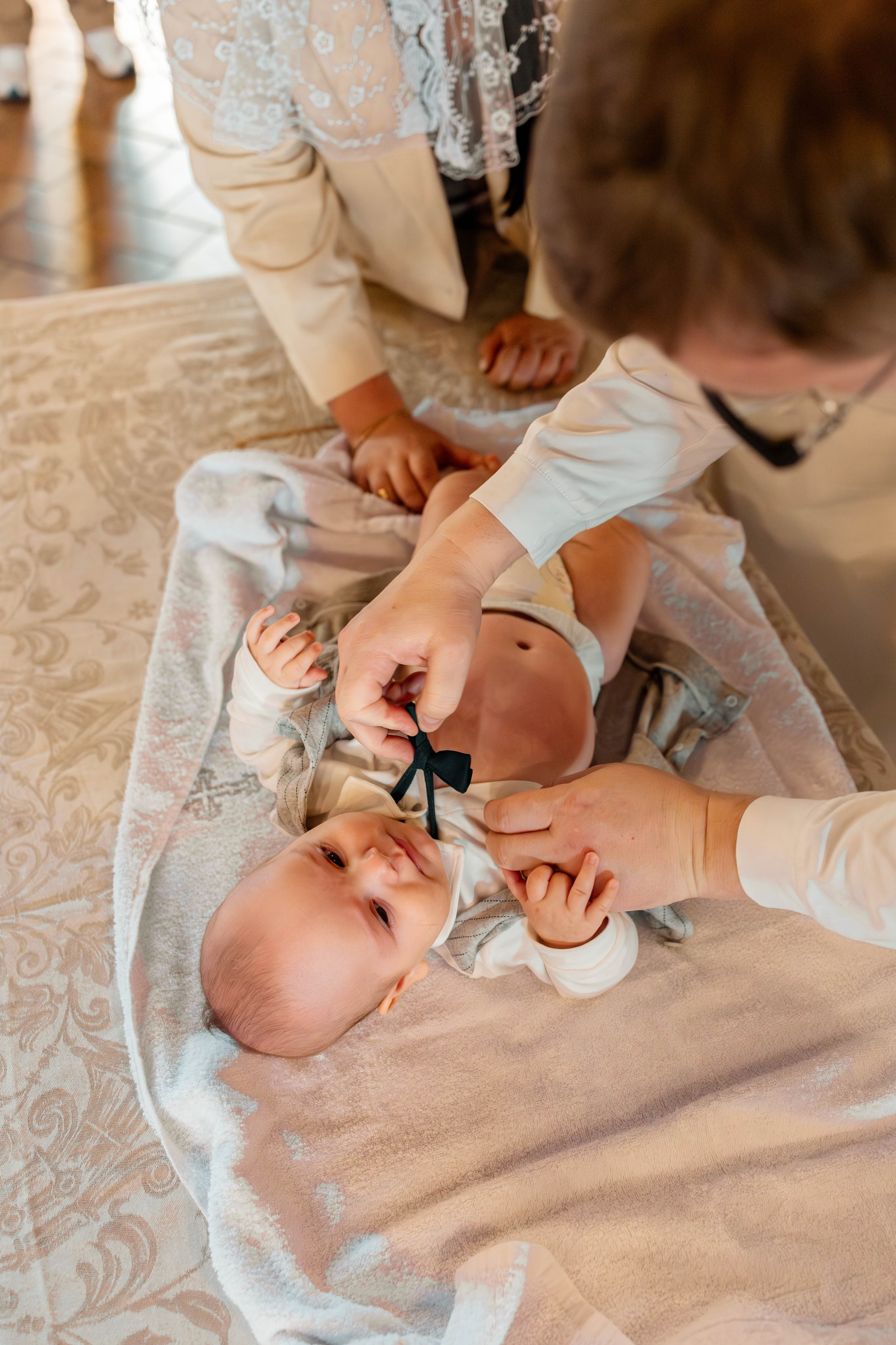 Таинство Крещения Евгения. Фотограф новорождённых Newborn Москва