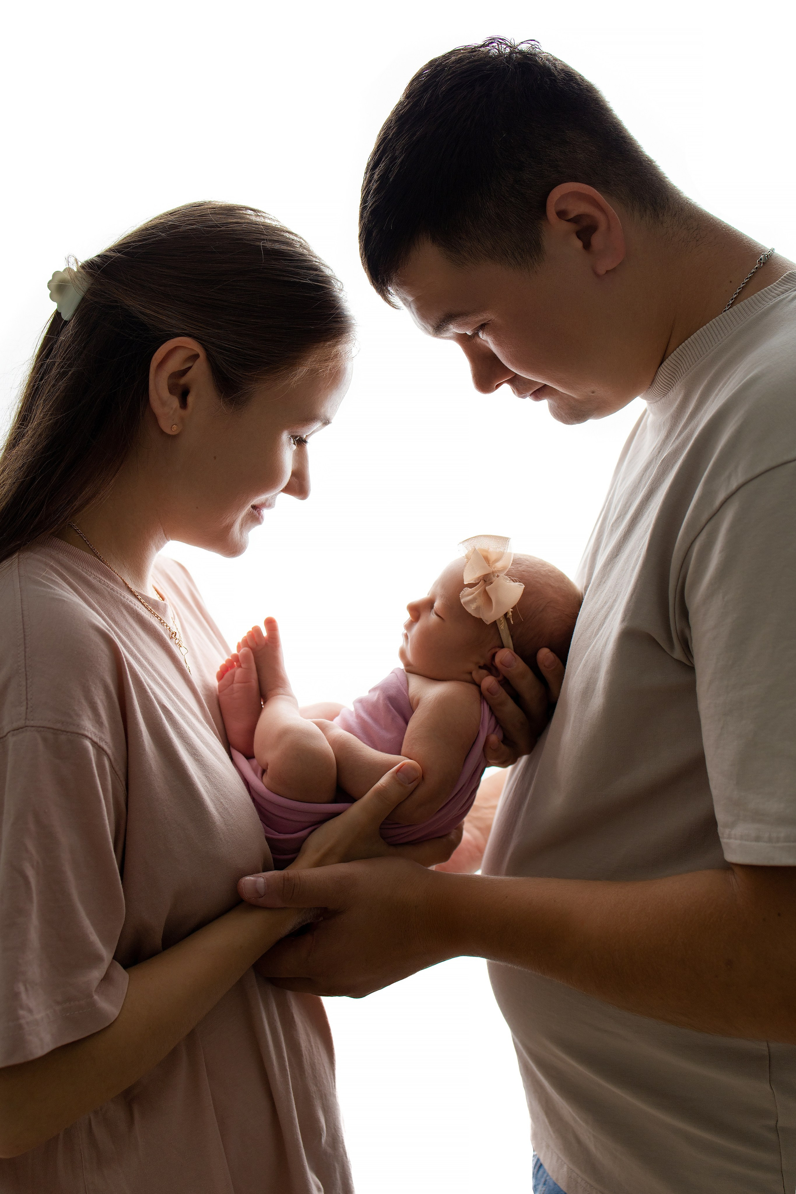 Полина 6 дней. Фотограф новорождённых Newborn Москва