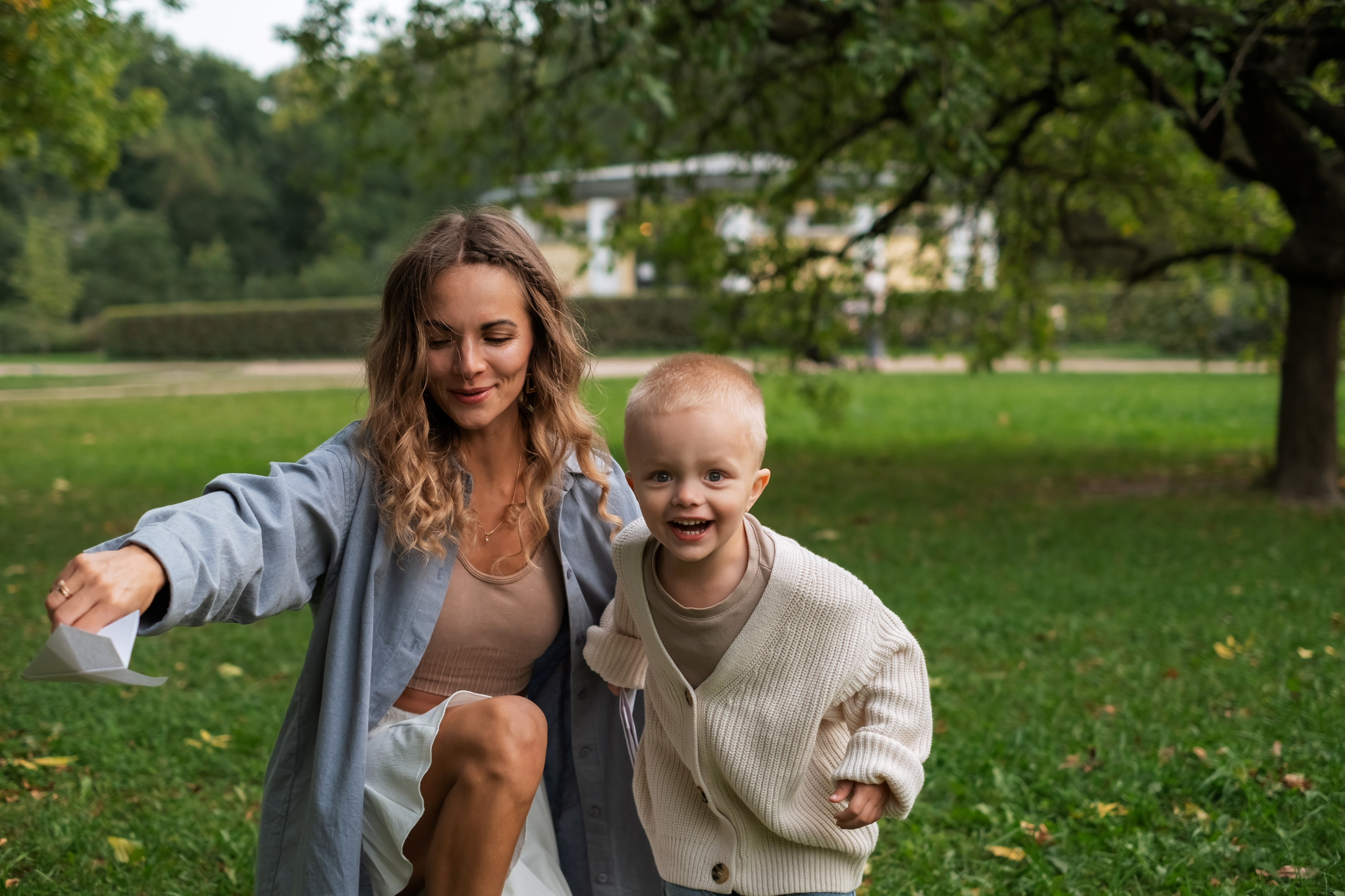 Семейная прогулка в парке. Семейный и детский фотограф в Мелитополе /Наталья Зацеркляная