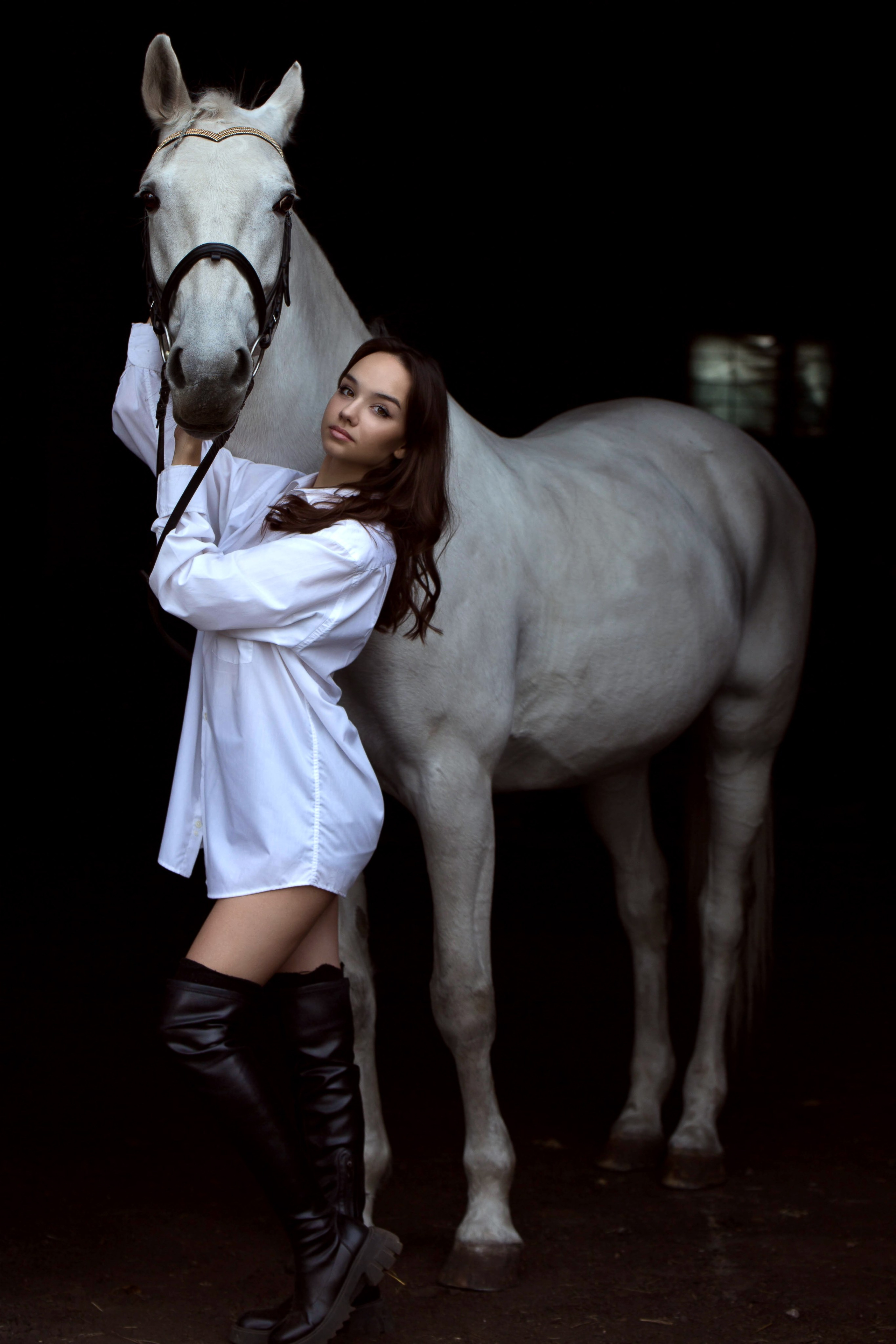 Зина и Пэрис. Конный фотограф в Красноярске — Любовь Похабова