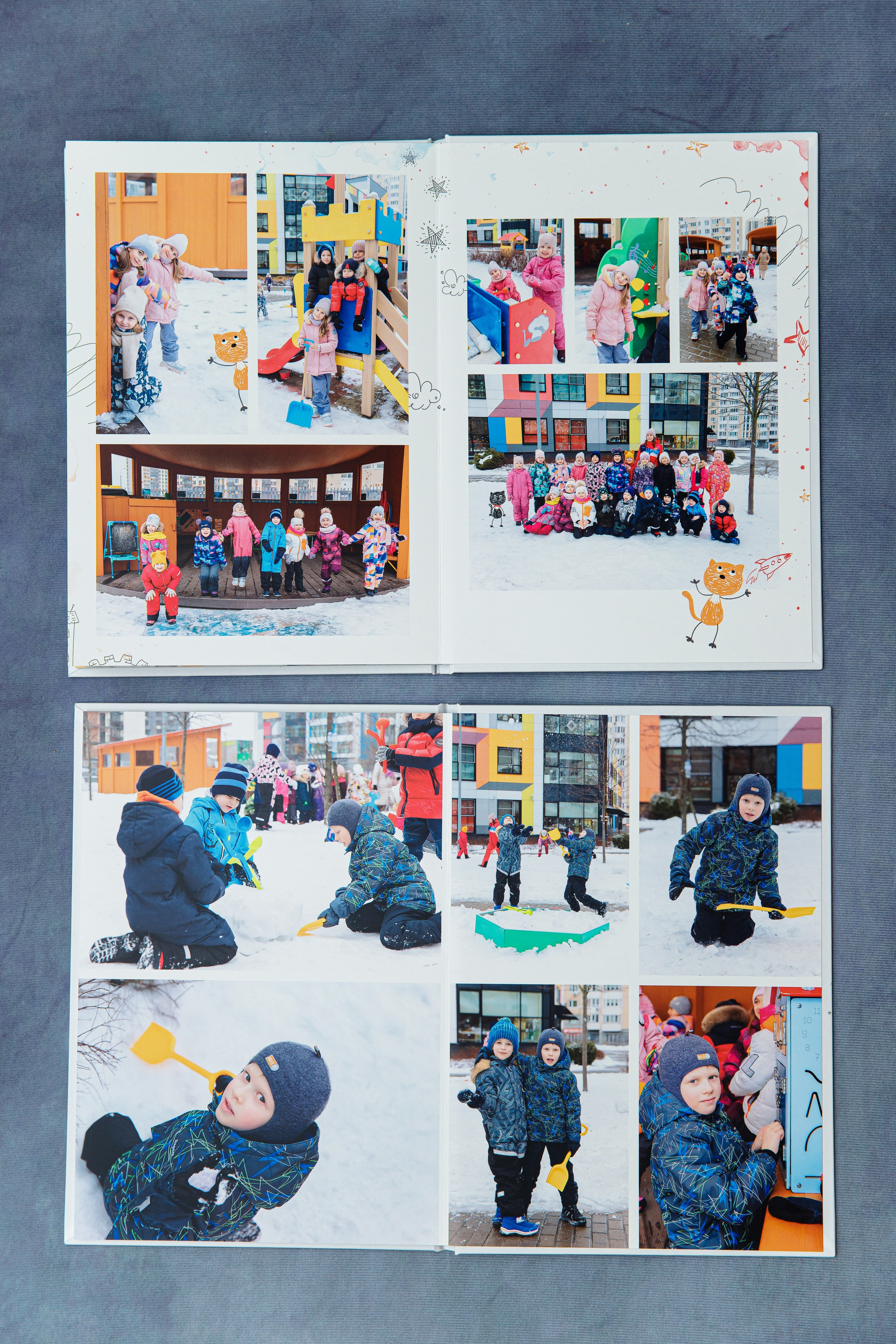 Альбомы «Котята» Детский сад' 2025. Семейный и детский фотограф в Москве Тихонова Ксения