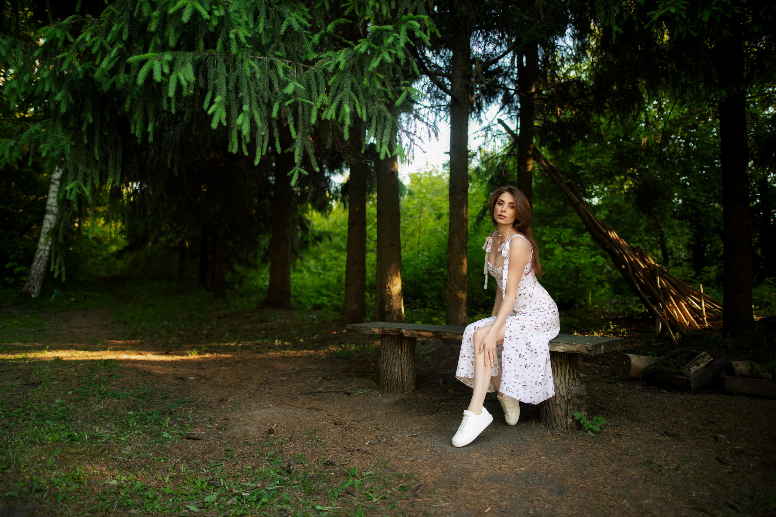 Фотосессия с Надеждой с люпинами в формате «для себя». Дмитрий Шульгин, портретный фотограф в Воронеже