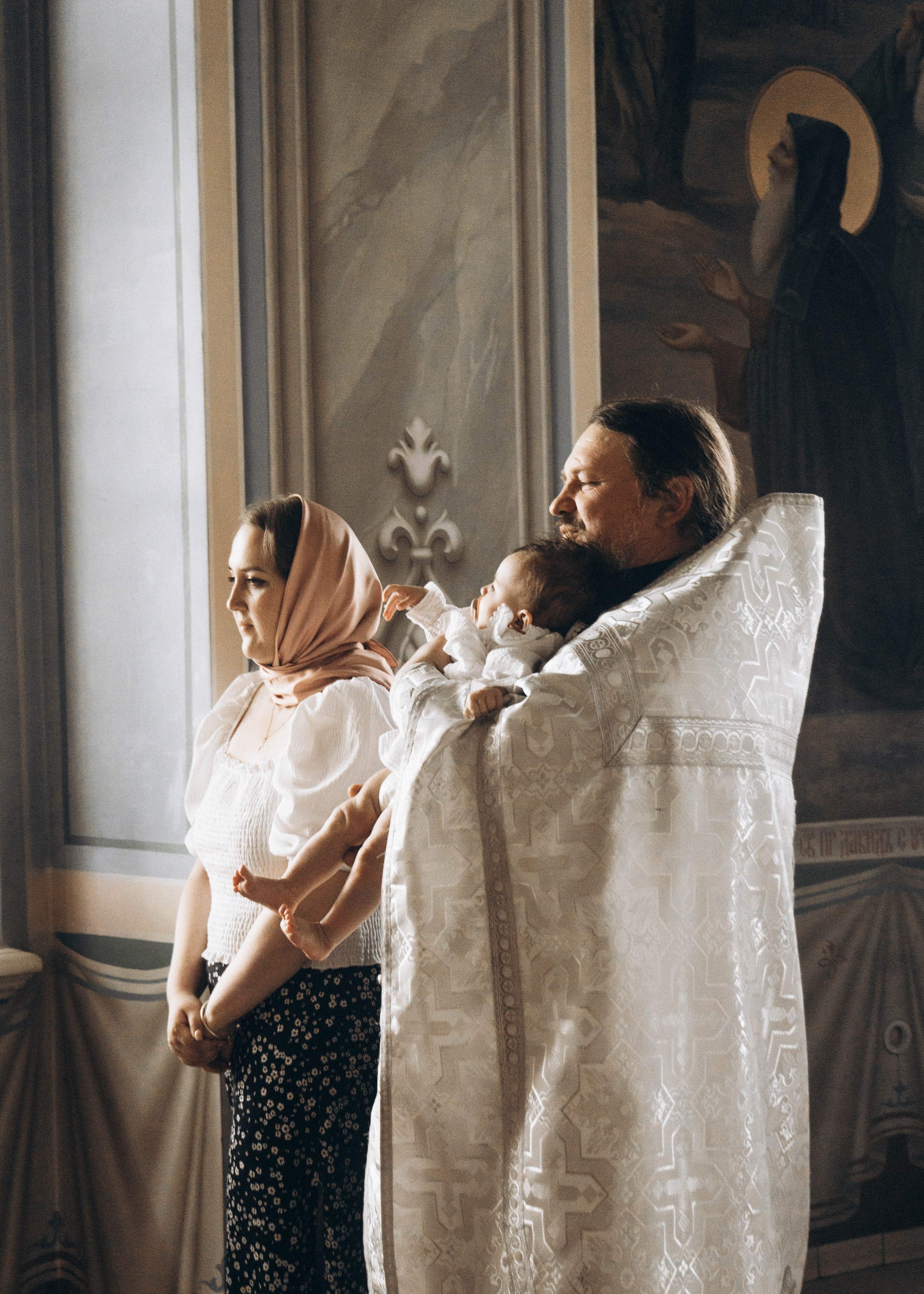 КРЕЩЕНИЕ. Фотосессия новорожденных в Москве и Московской области