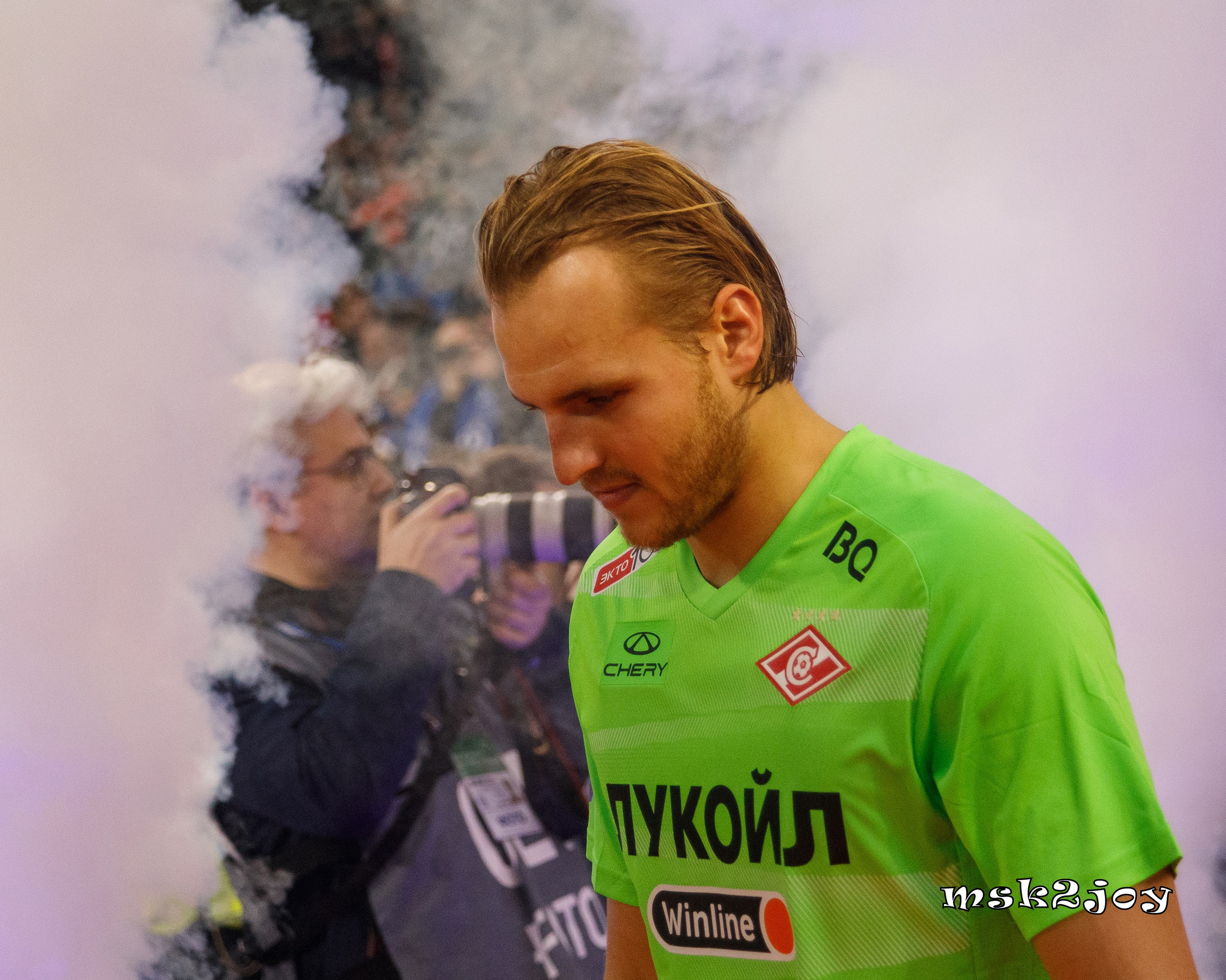 Вратарь футбольного клуба Спартак Москва - Александр Максименко. Фотограф - Михаил Тоцкий.