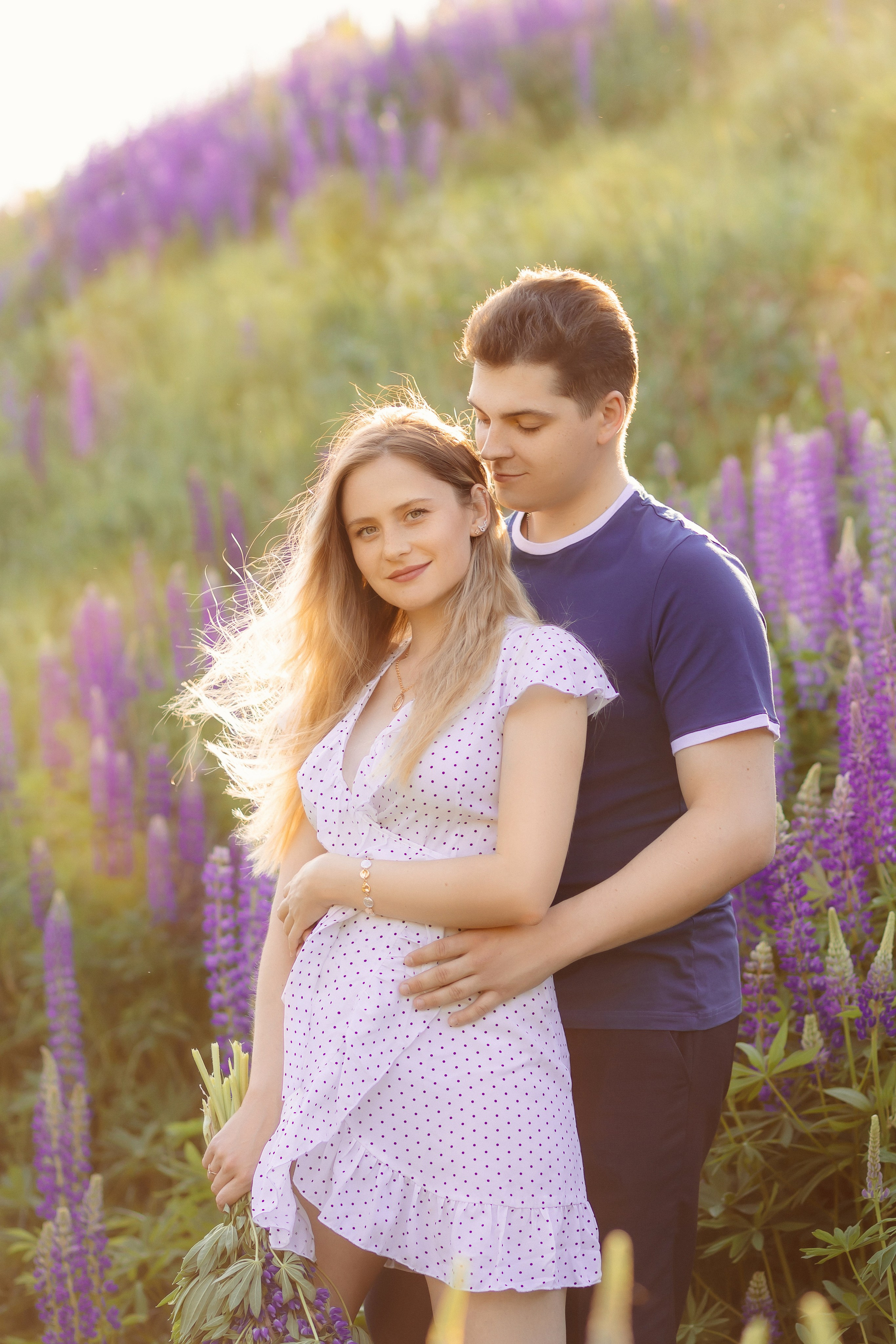 Фотосессия в люпинах. Зотова Алена — семейный и женский фотограф в Зеленограде