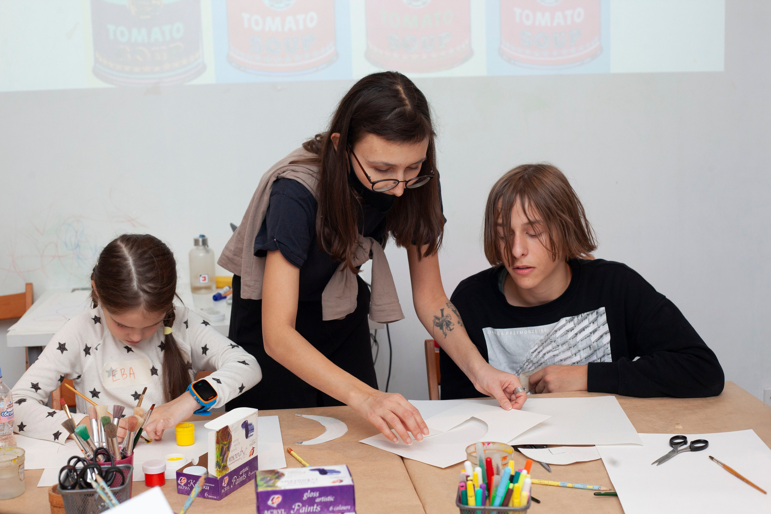 Детский мастер-класс в ММОМА. Stanislav Baryshev — People. Emotions. Atmosphere