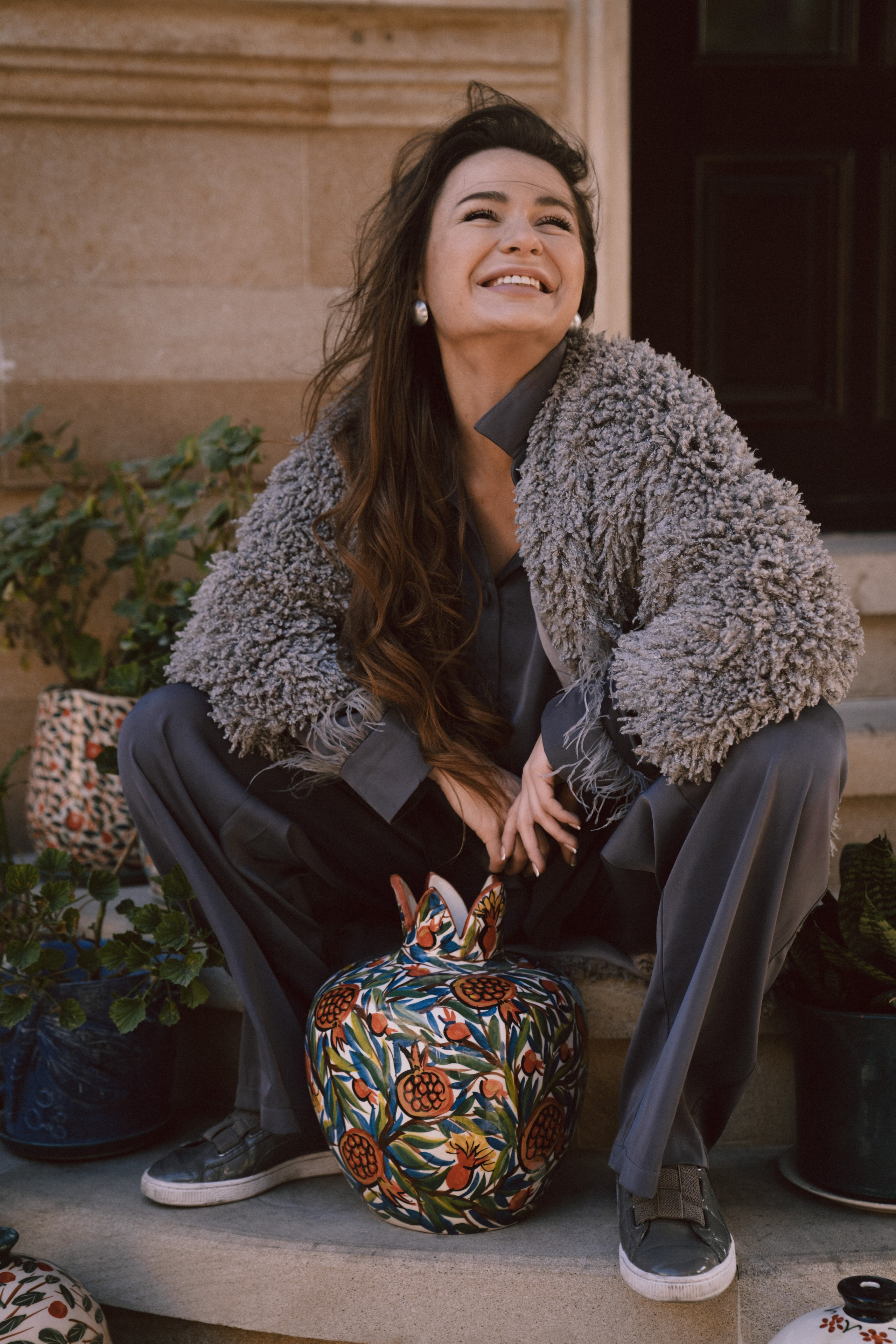 Екатерина в старом городе Баку. Фотограф в Баку Екатерина Ракитянская