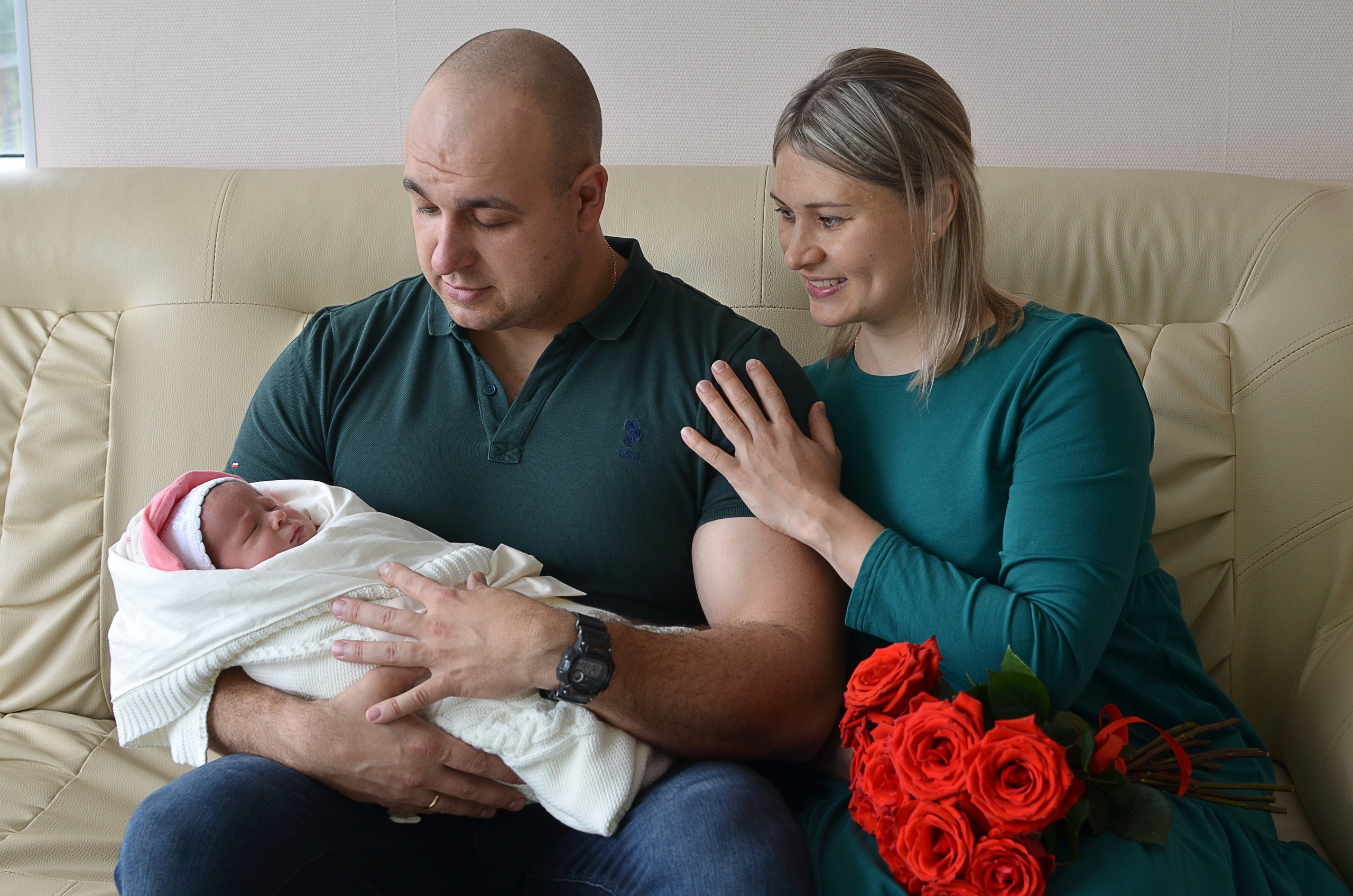 Выписка из роддома. Семейный и детский фотограф в Санкт-Петербурге Баландина Татьяна