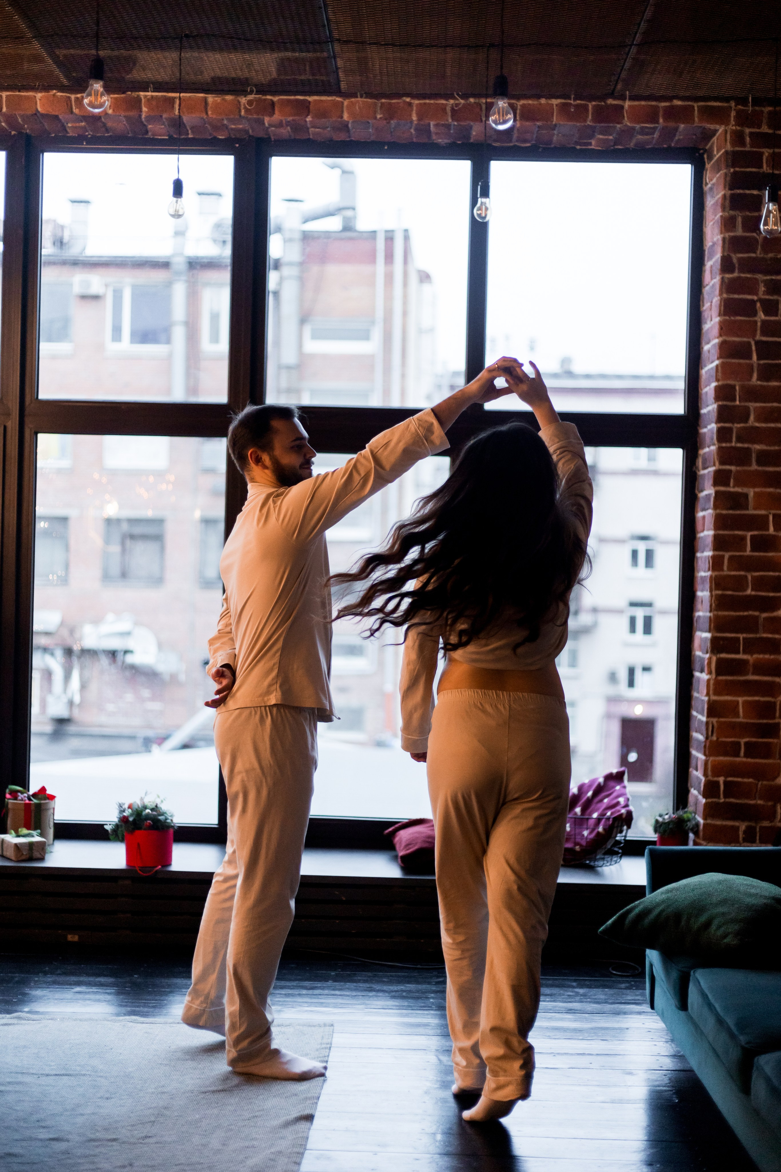 Новогодние Мира и Дима. Фотограф в Петербурге