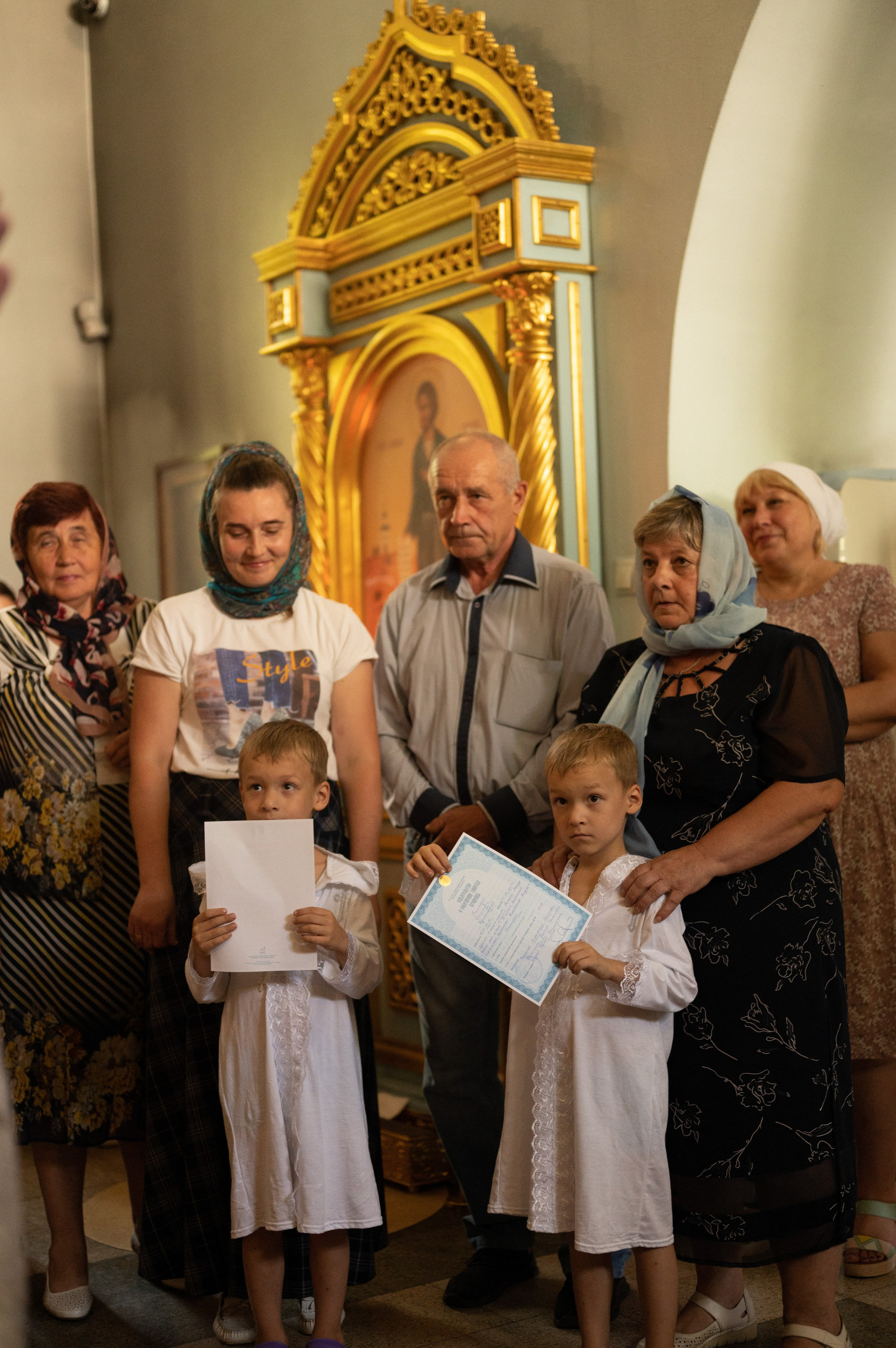 Крещение Матвей и Тимофей. Фотограф новорожденных, семейный детский в Тюмени Татьяна Морозова