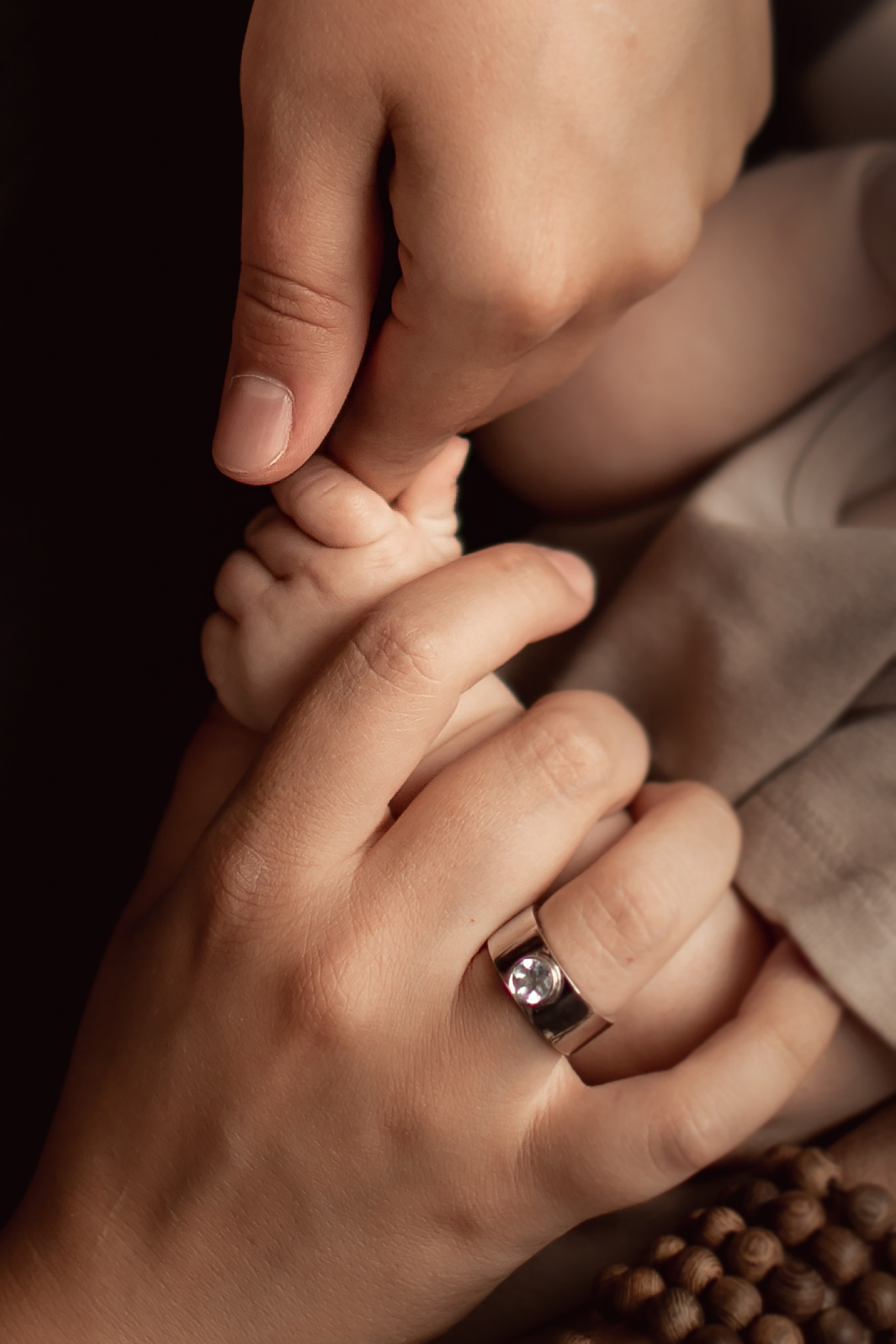 Валерия и Геннадий с крошкой. Семейный фотограф в Москве