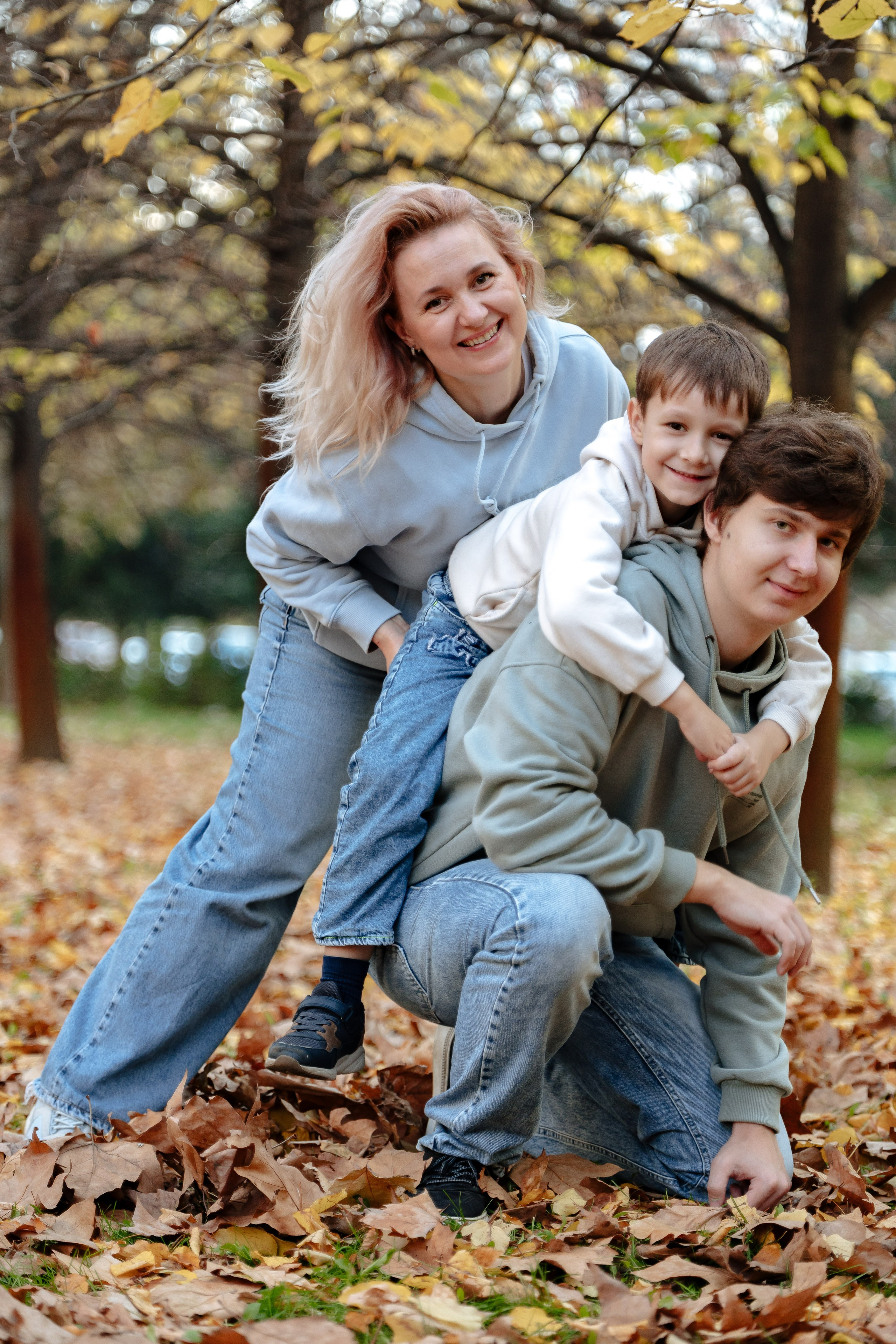 Осень. Профессиональный фотограф и видеооператор