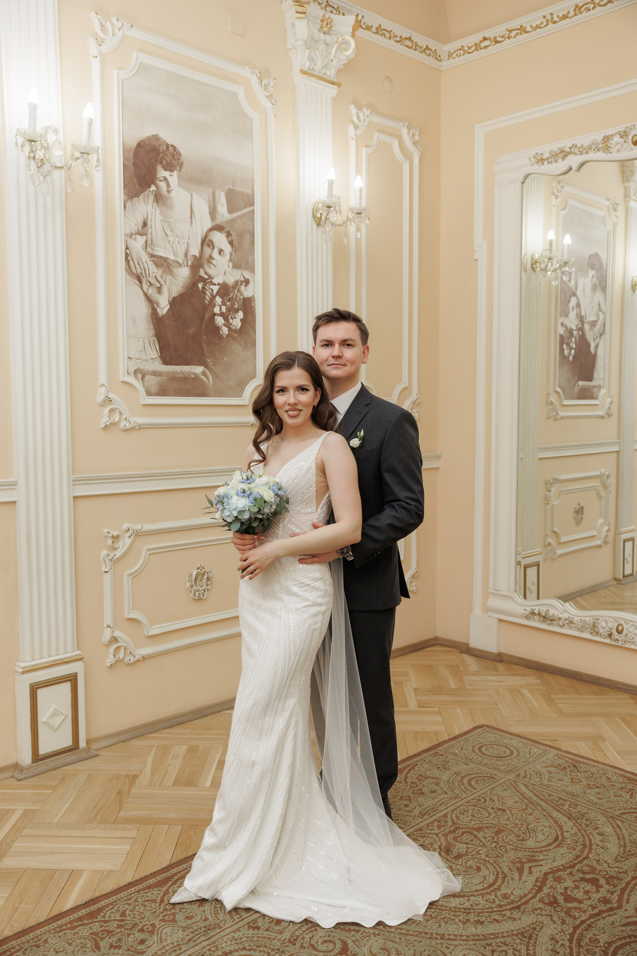 Даша и Дима, Грибоедовский ЗАГС. Свадебный и репортажный фотограф (Москва, Королев и другие)