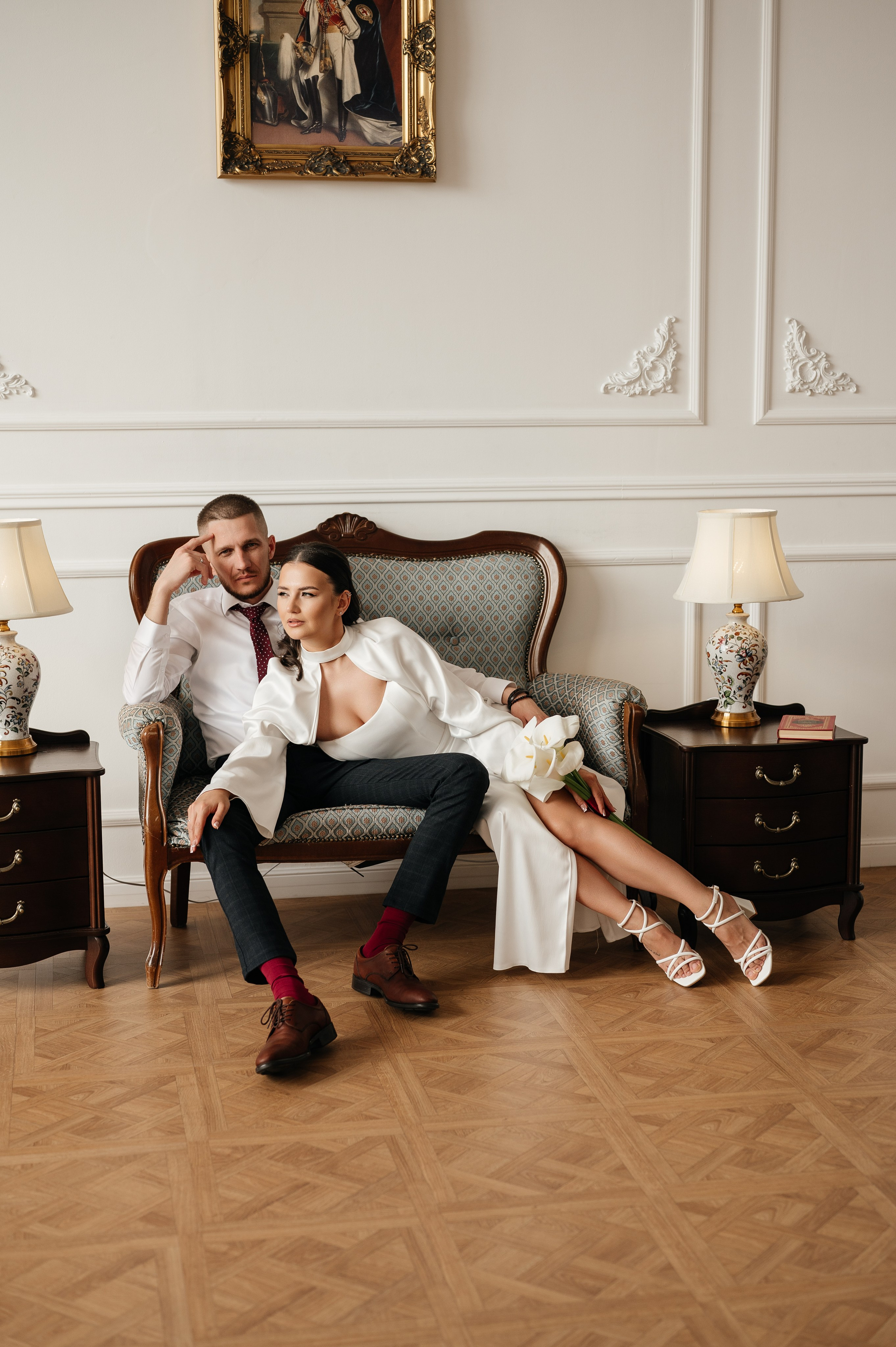 Свадебная фотосессия в студии. Свадебный и семейный фотограф в Краснодаре Алина Мельник