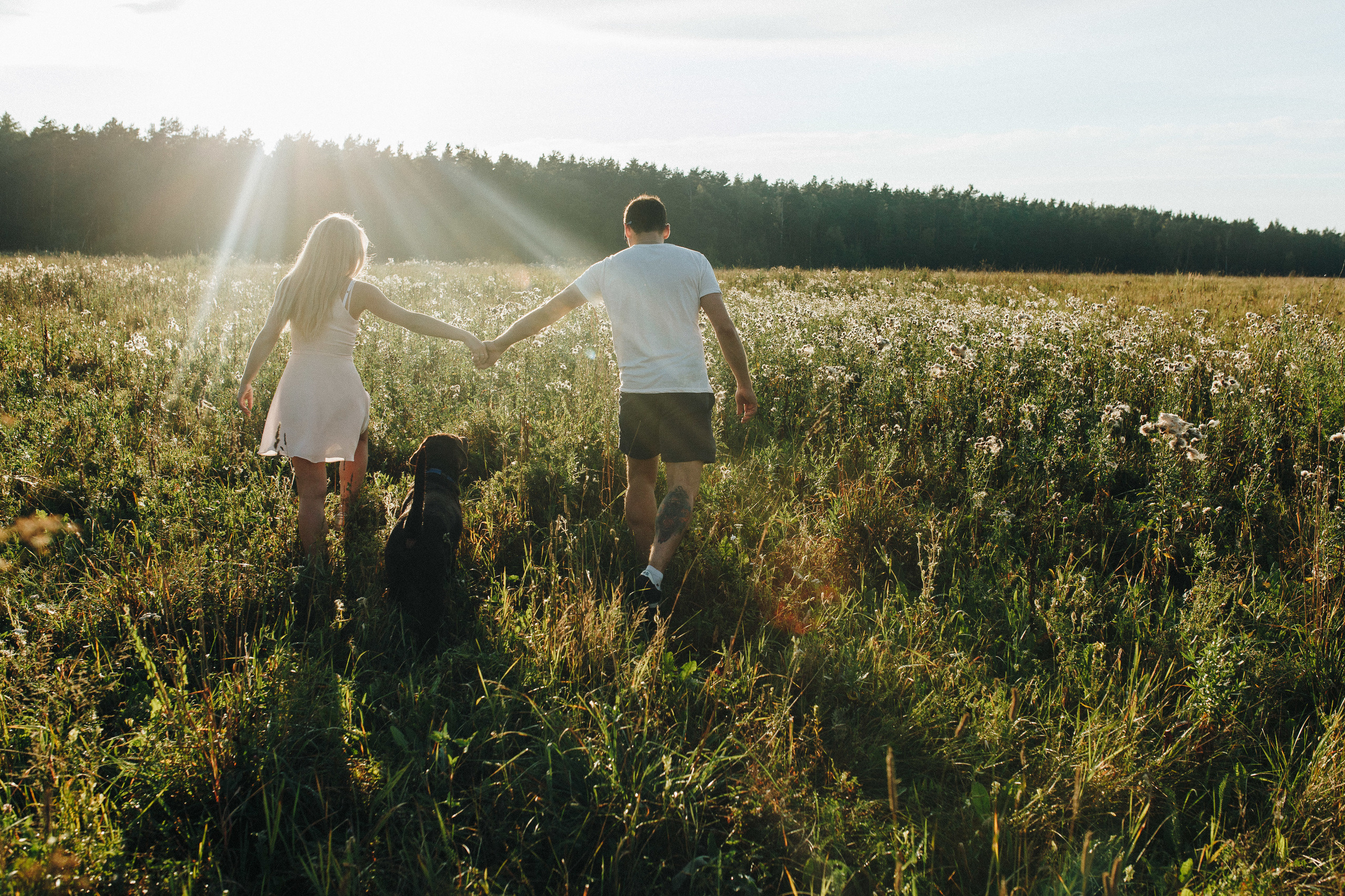 Фотосессия с собакой. Свадебный фотограф в Москве Кристина Засухина