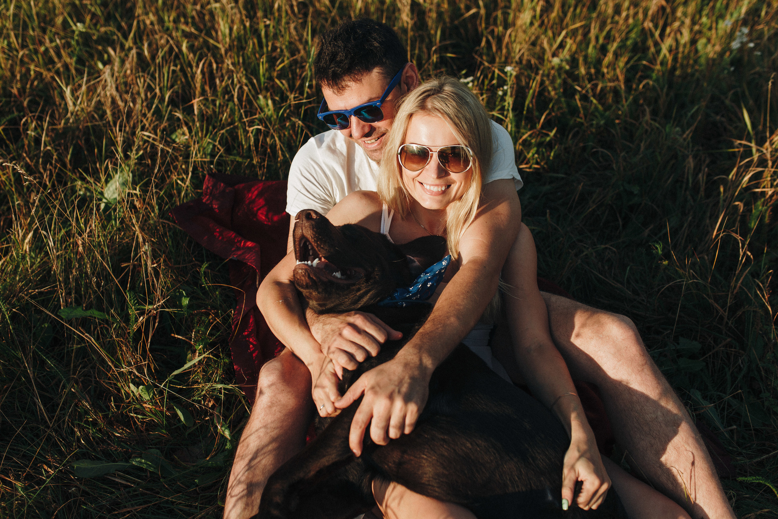 Фотосессия с собакой. Свадебный фотограф в Москве Кристина Засухина