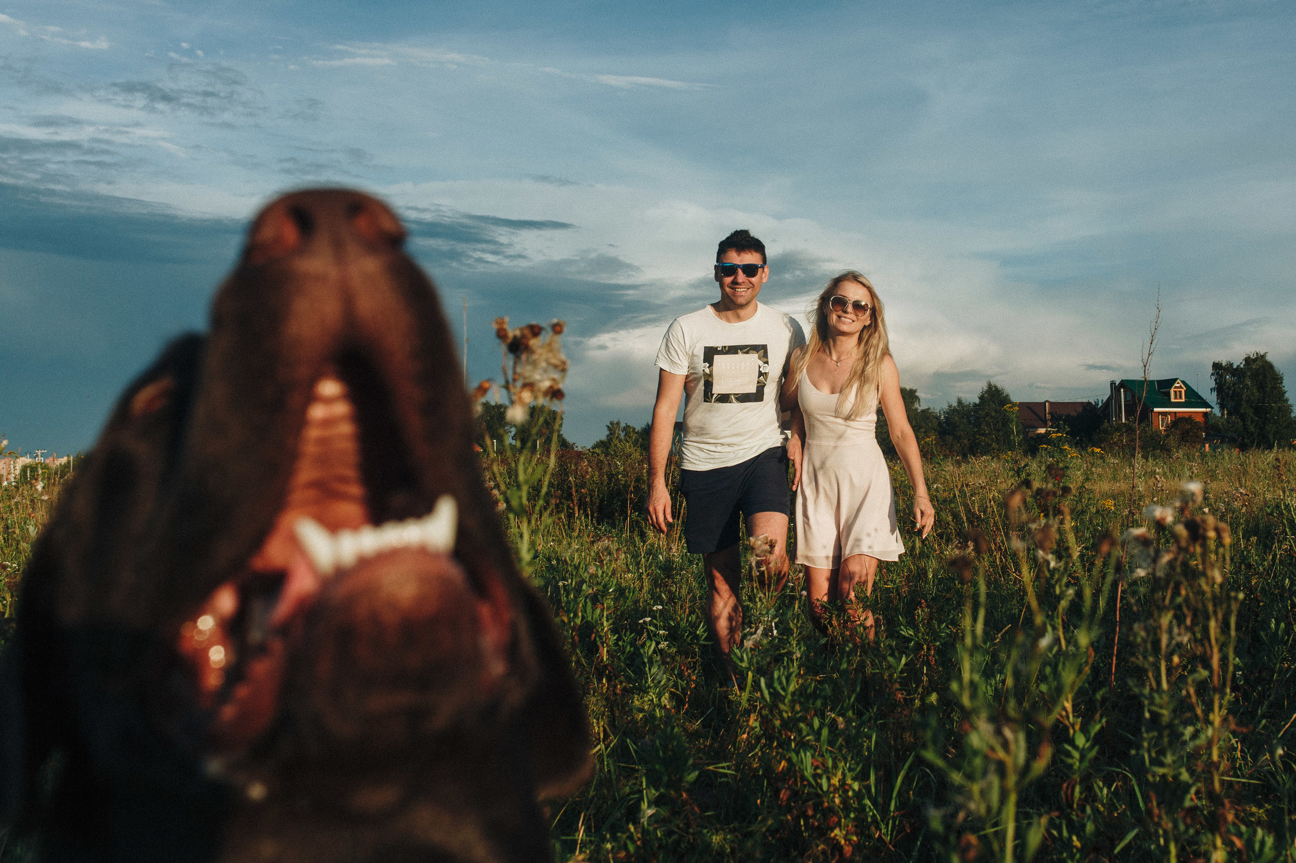 Фотосессия с собакой. Свадебный фотограф в Москве Кристина Засухина
