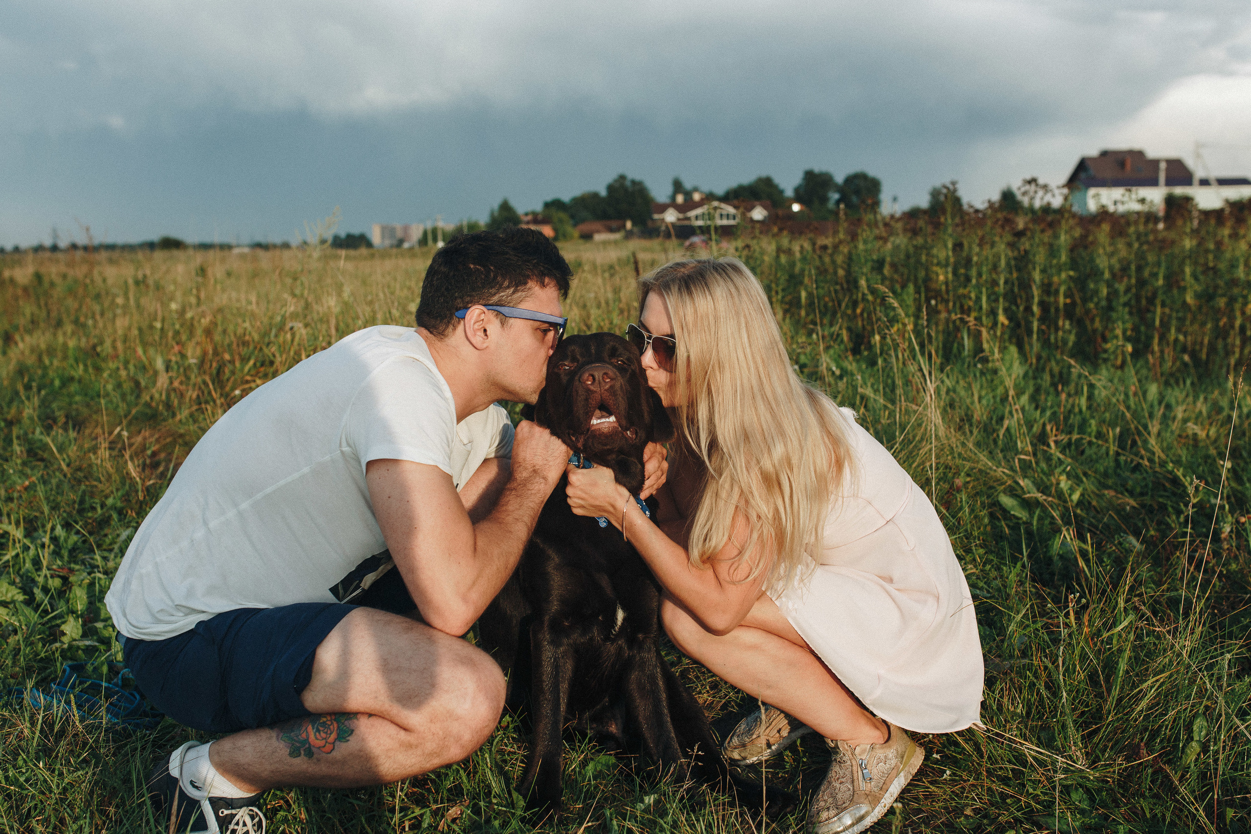 Фотосессия с собакой. Свадебный фотограф в Москве Кристина Засухина
