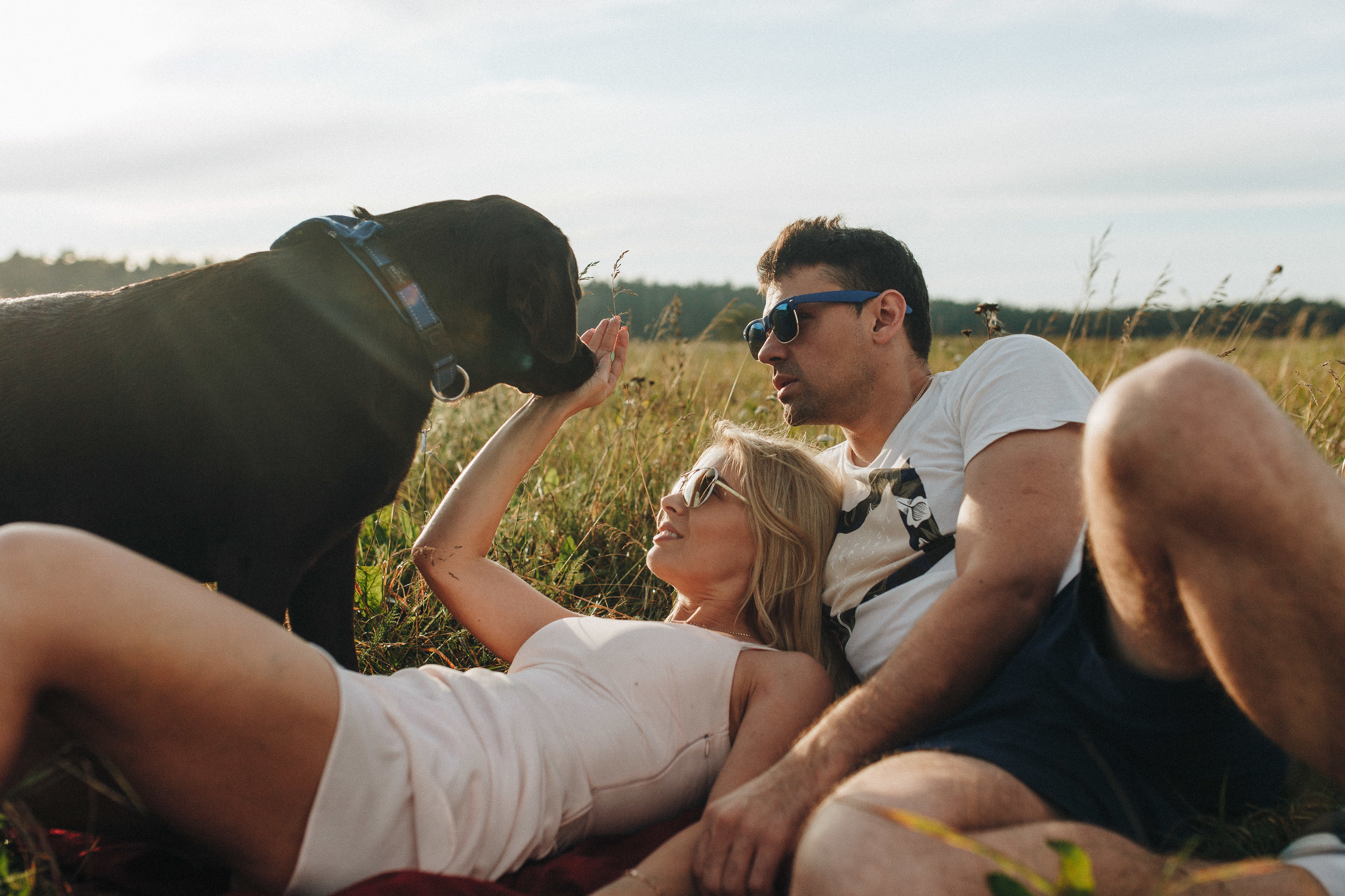 Фотосессия с собакой. Свадебный фотограф в Москве Кристина Засухина