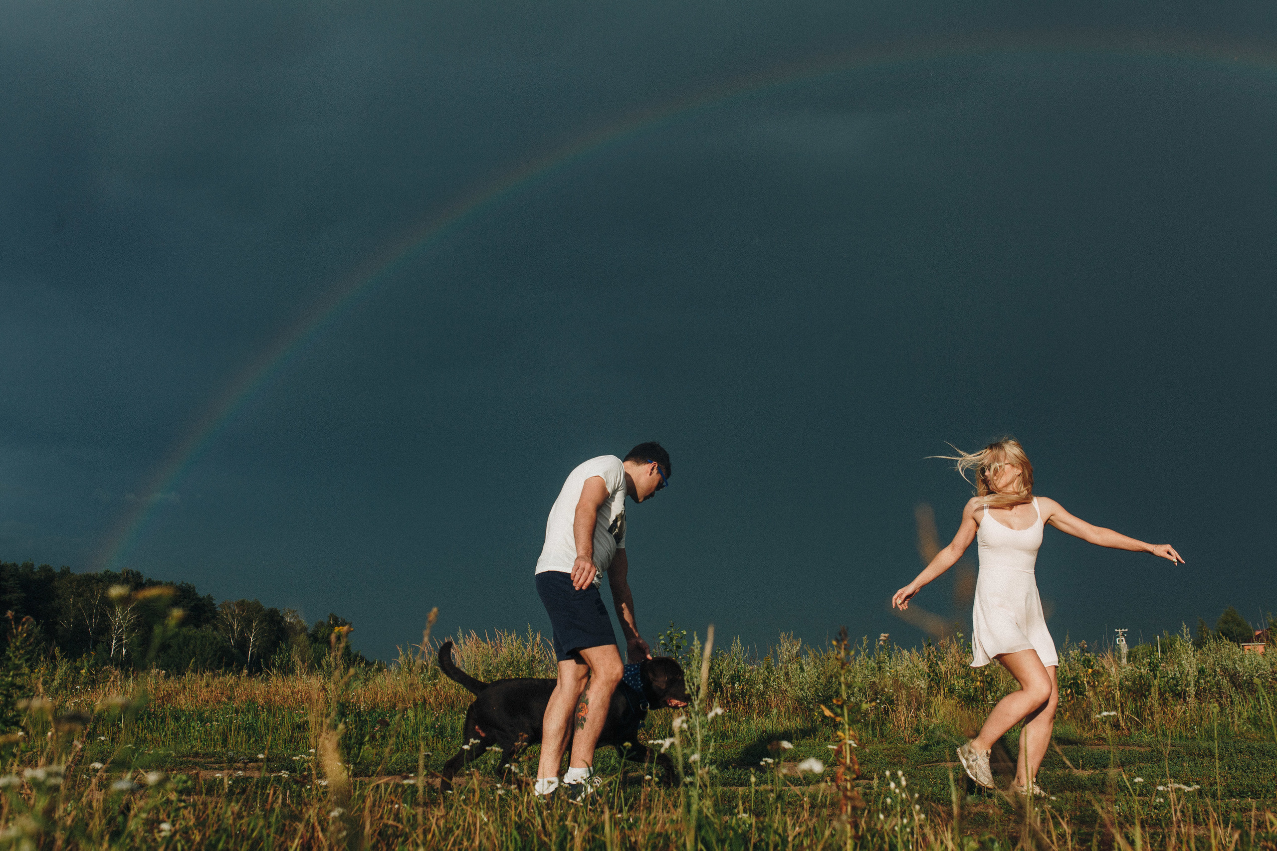 Фотосессия с собакой. Свадебный фотограф в Москве Кристина Засухина