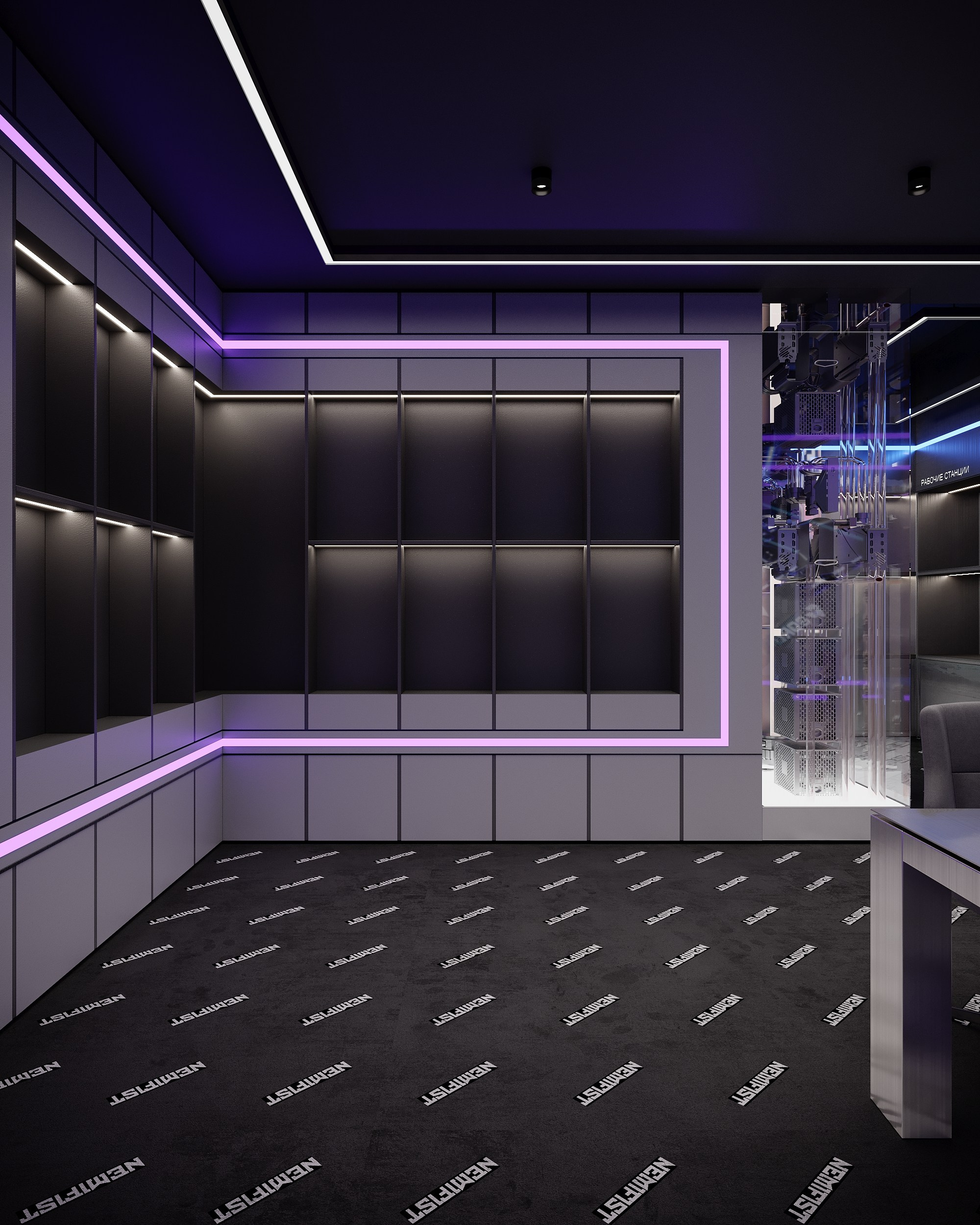 Дизайн интерьера компьютерного клуба. Дизайн интерьера Санкт-Петербург | Москва | Калининград