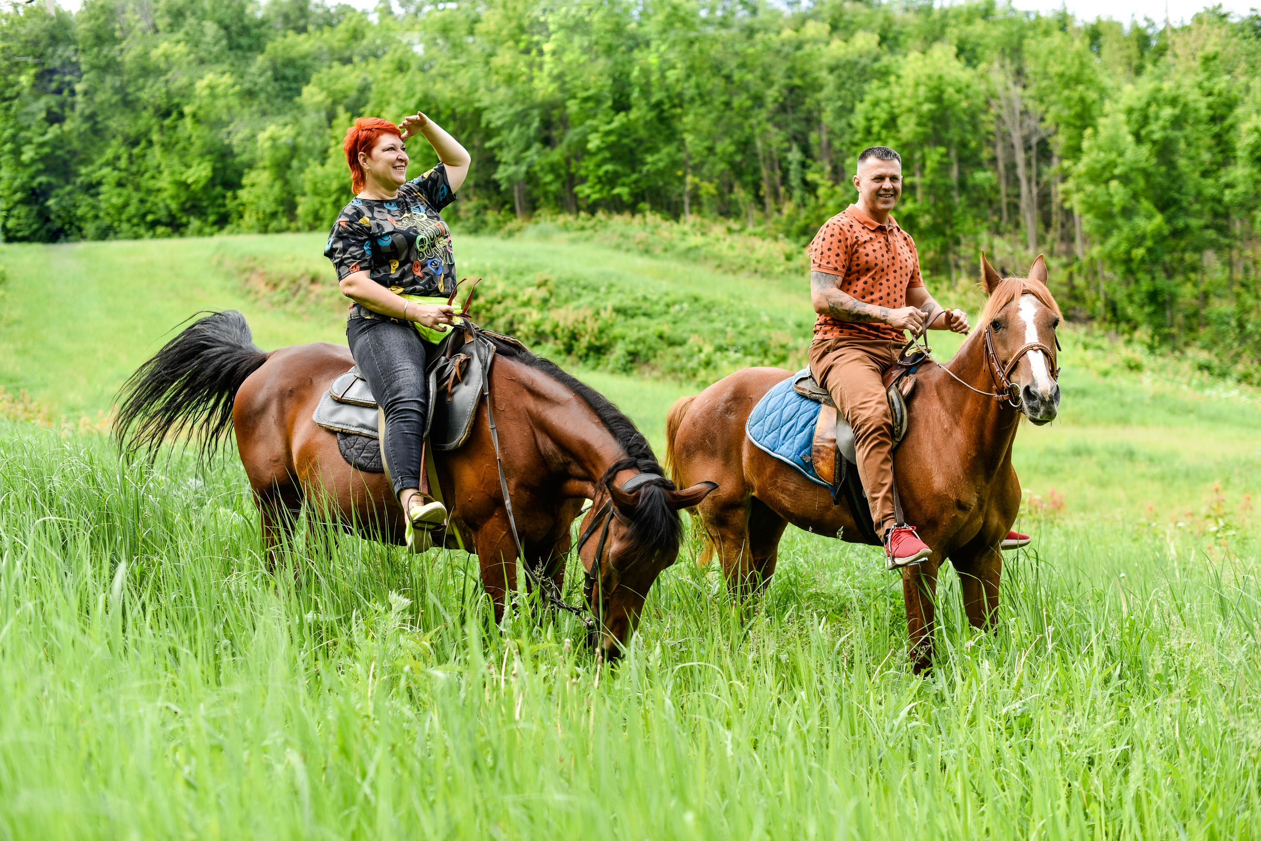 Прогулка на лошадках