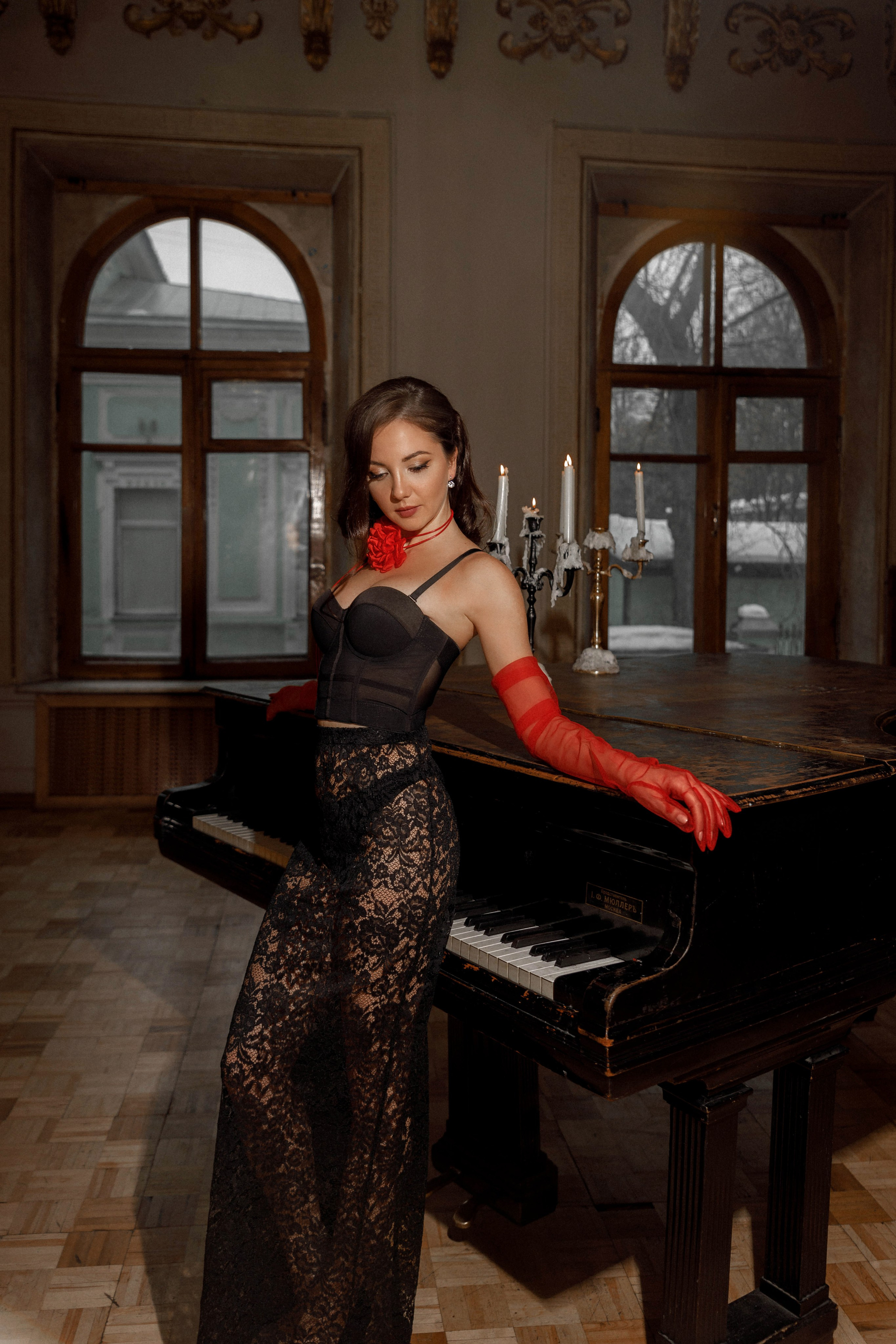 Особняк с роялем. Женский фотограф Москва, Лобня