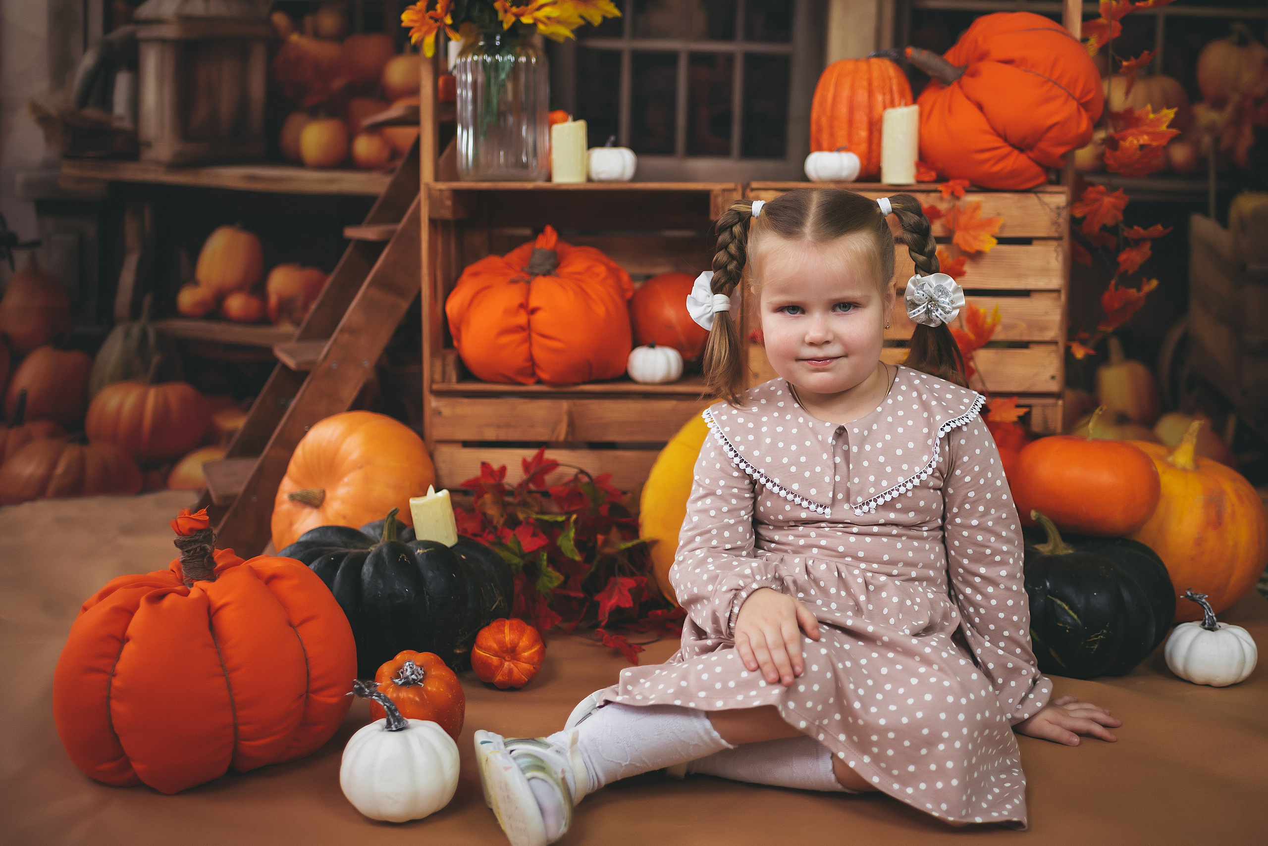 ПРОЕКТ осенний «Тыковки». Семейный и детский фотограф в Тейково