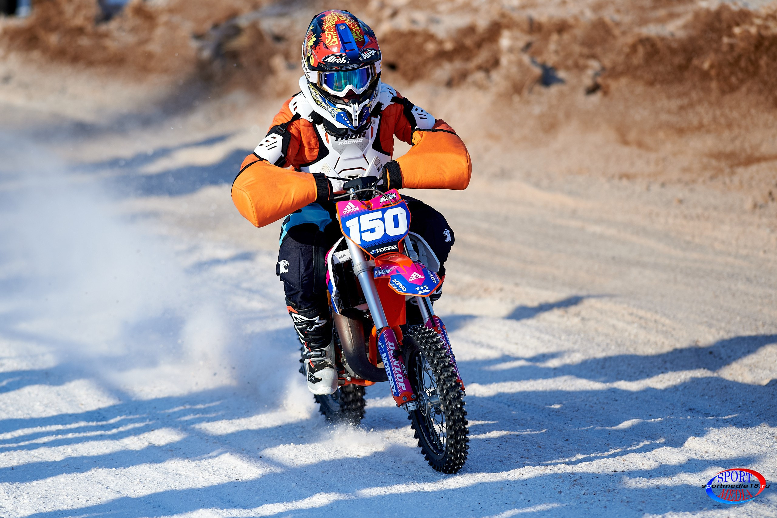 3 этап Кубка Удмуртской Республики по мотокроссу. Воткинск 23.02.2025. Спортивный репортажный фотограф в Ижевске Сергей Мерзляков