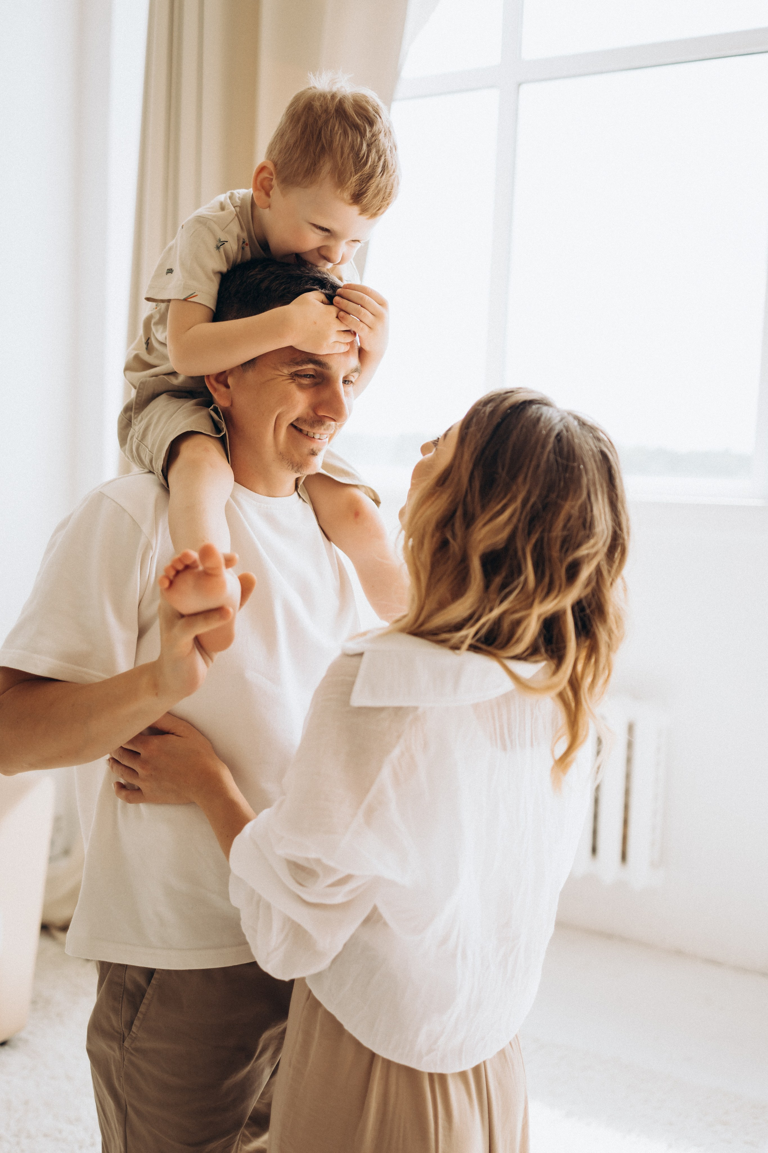 Дмитрий, Алёна и Демид. Фотограф Нижний Новгород