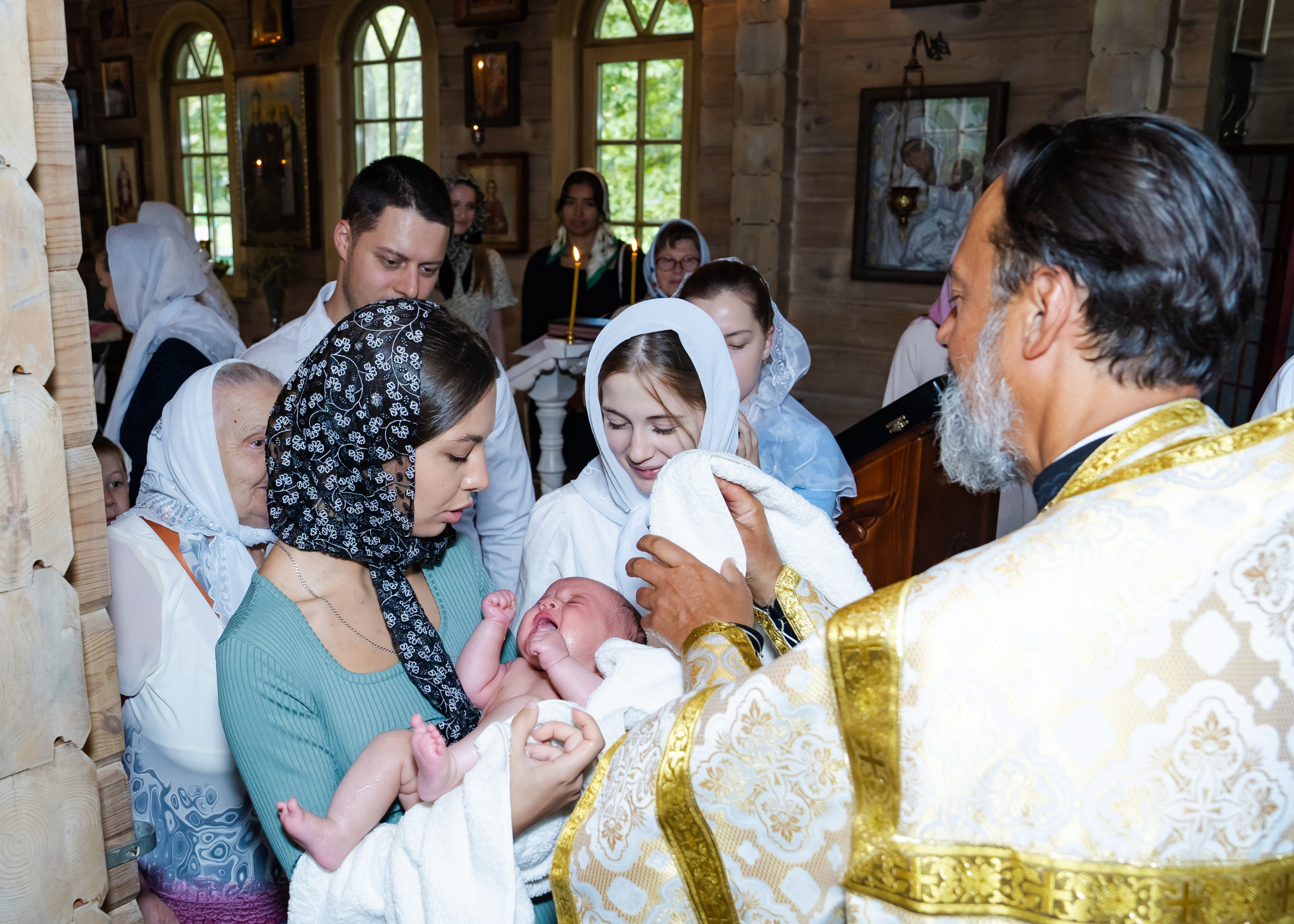 Таинство Крещения Марии. Крамер Юлиана детский и семейный фотограф