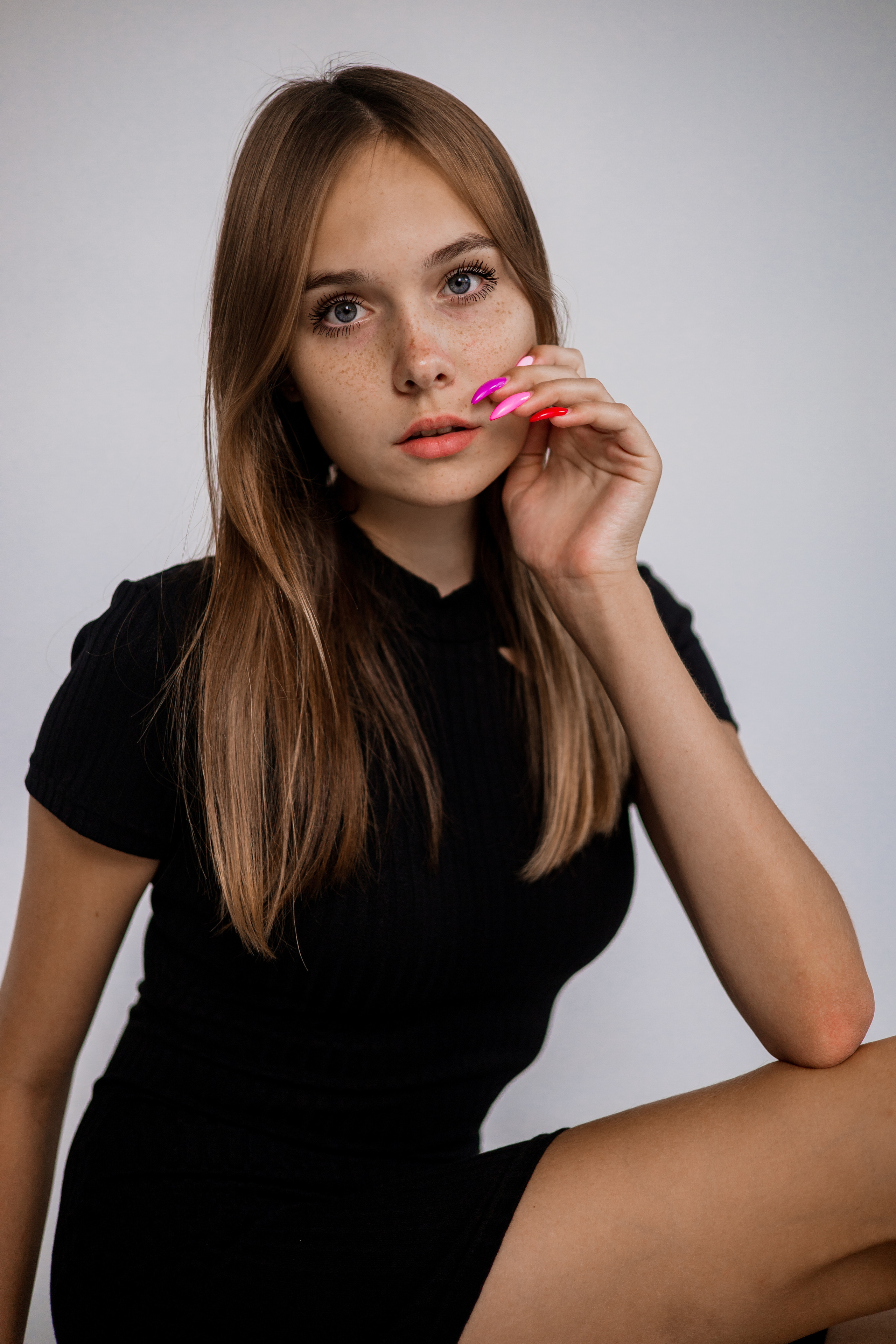 Виолетта студийная съемка. Gorbunova Alina Фотограф