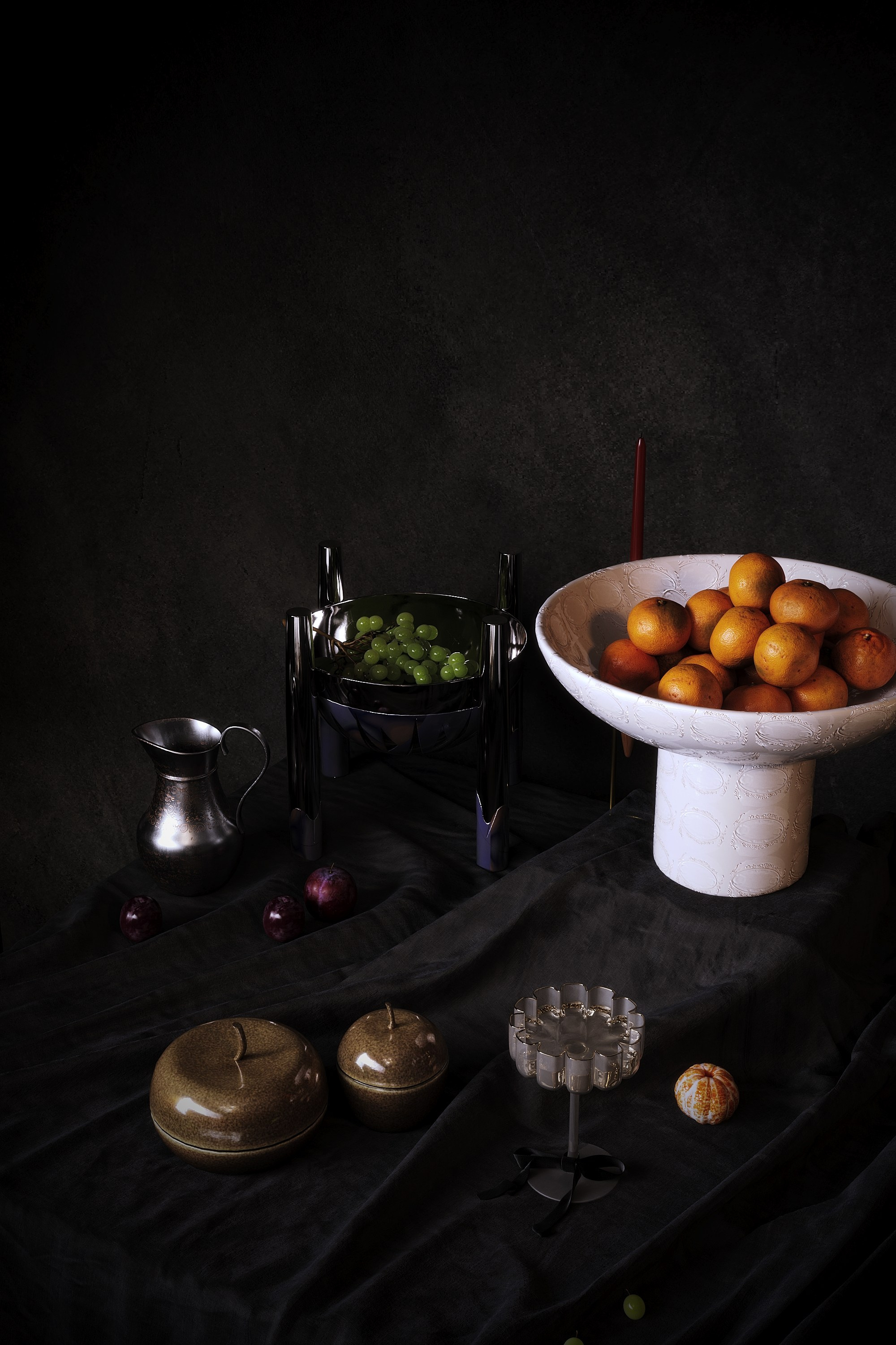 Натюрморт. Визуализации интерьера