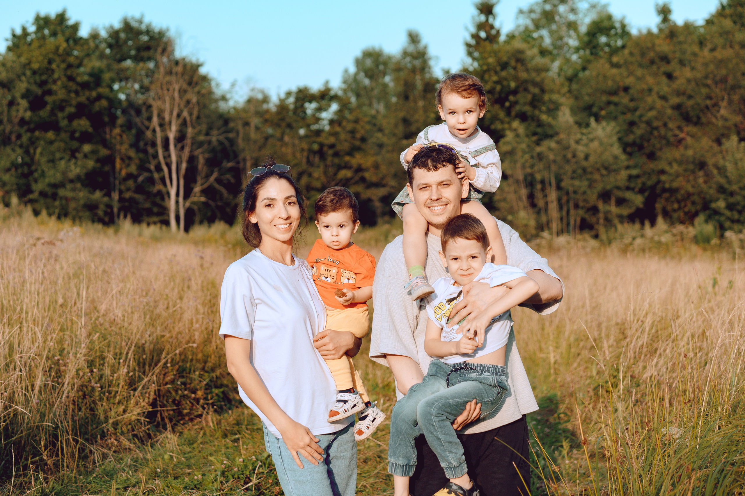 Семья Родиона и Сюзанны. Портретный и семейный фотограф в Москве/Видное