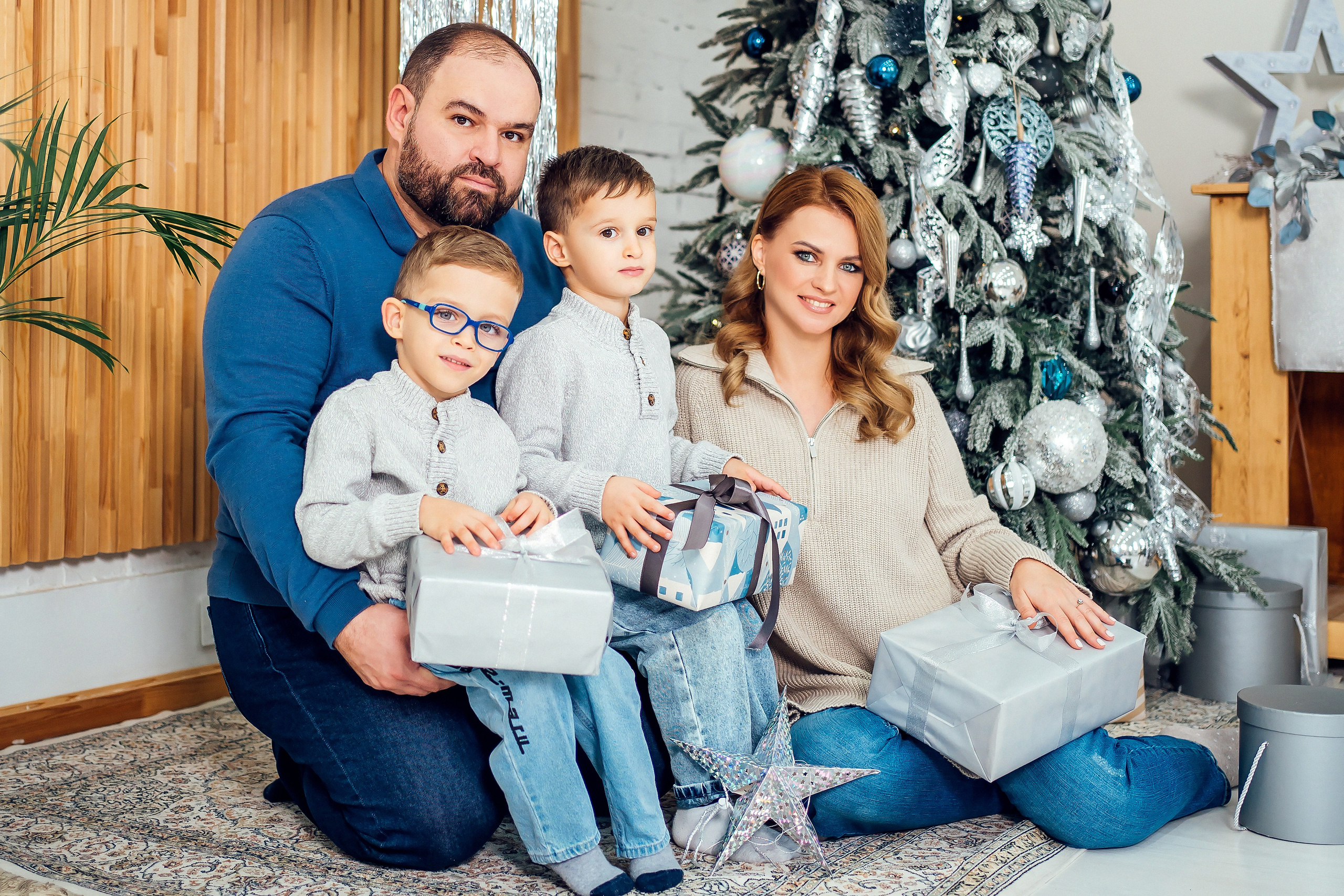 Новогодняя семейная съемка. Семейный и детский фотограф в Ростове-на-Дону Екатерина Шевченко