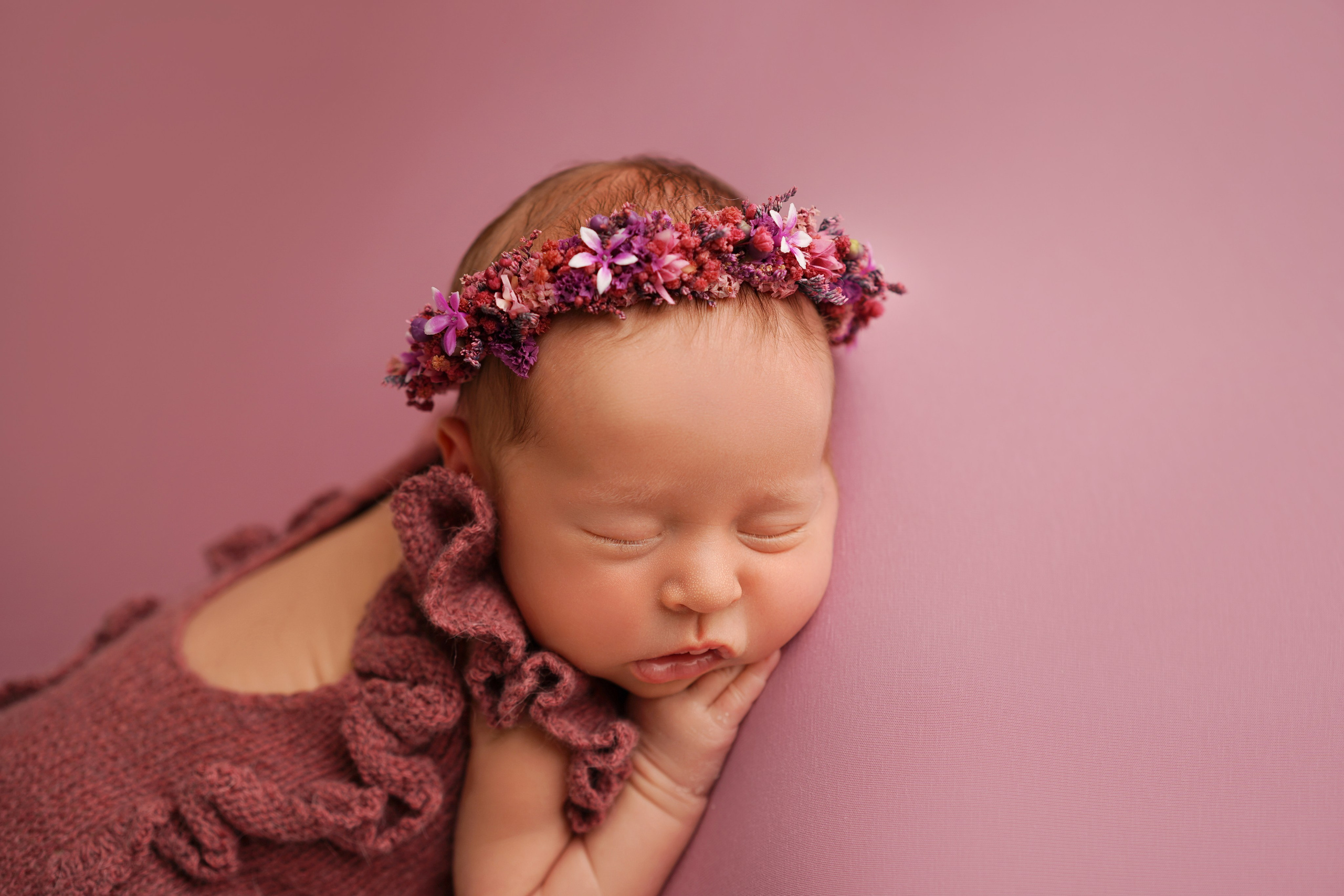 Платья. Фотограф новорождённых в Москве Елена Левина