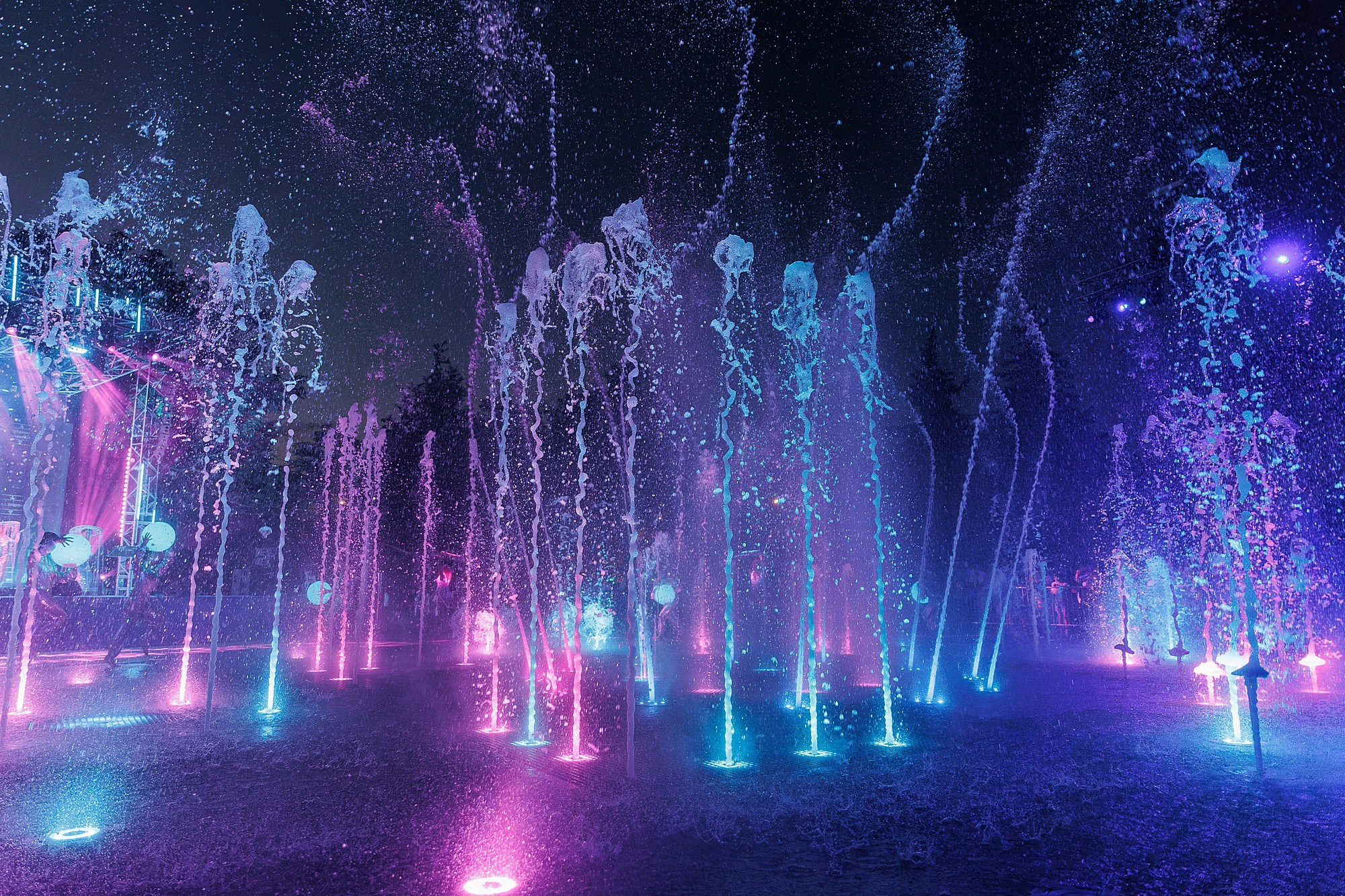 Открытие мультимедийного фонтана | СБЕР. Боченков Вадим | Фотограф в Пскове и Санкт-Петербурге