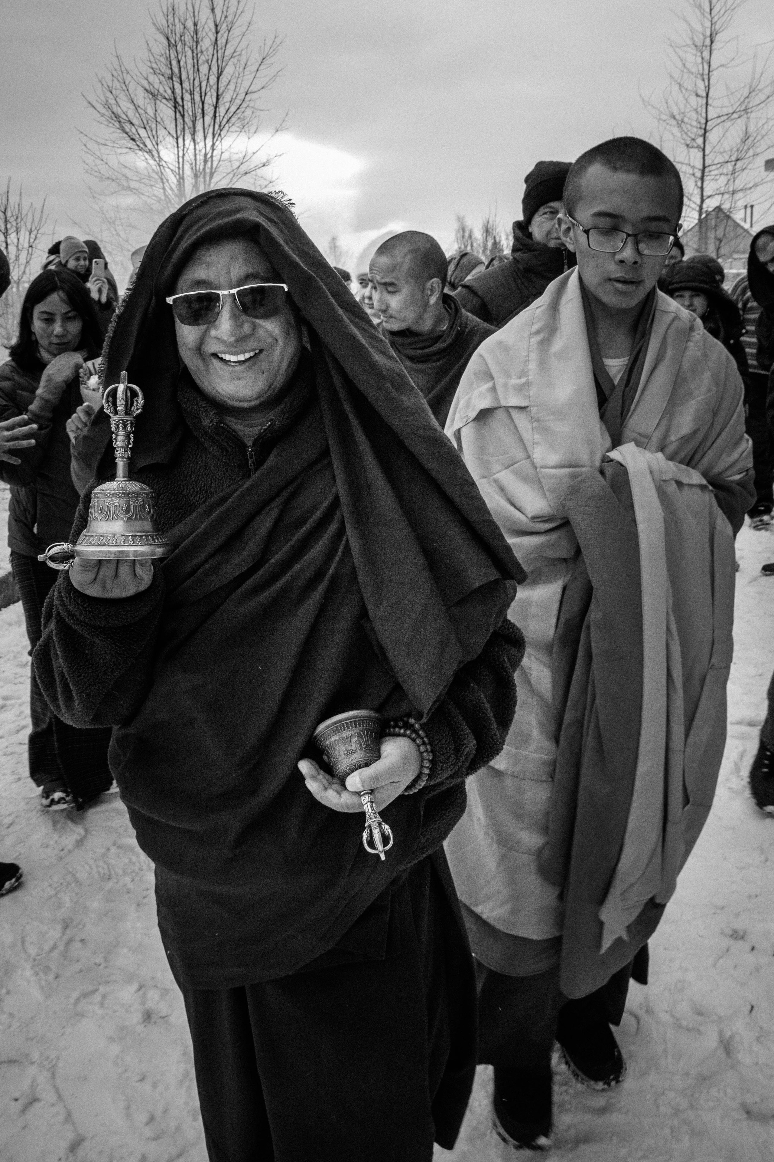 Строительство Ступы в Яхроме. Фотография, как она есть