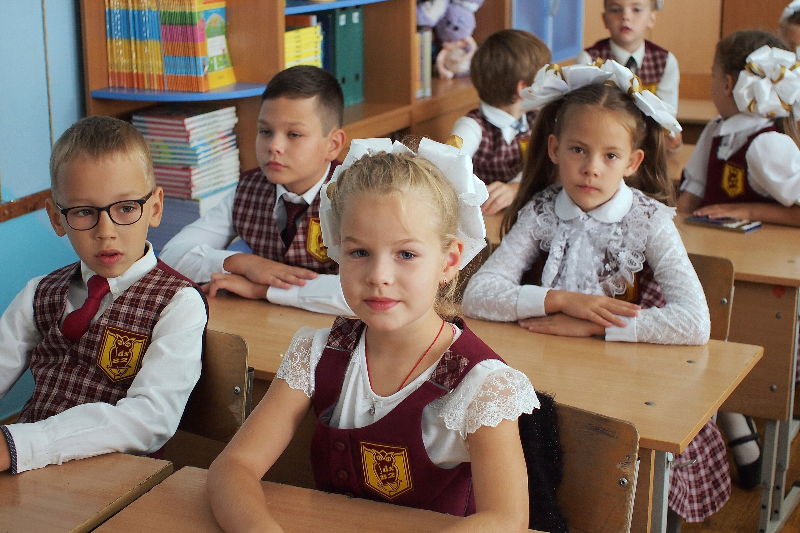 Первый раз в 1 класс. Фотограф Людмила Панюхина г. Нижний Новгород