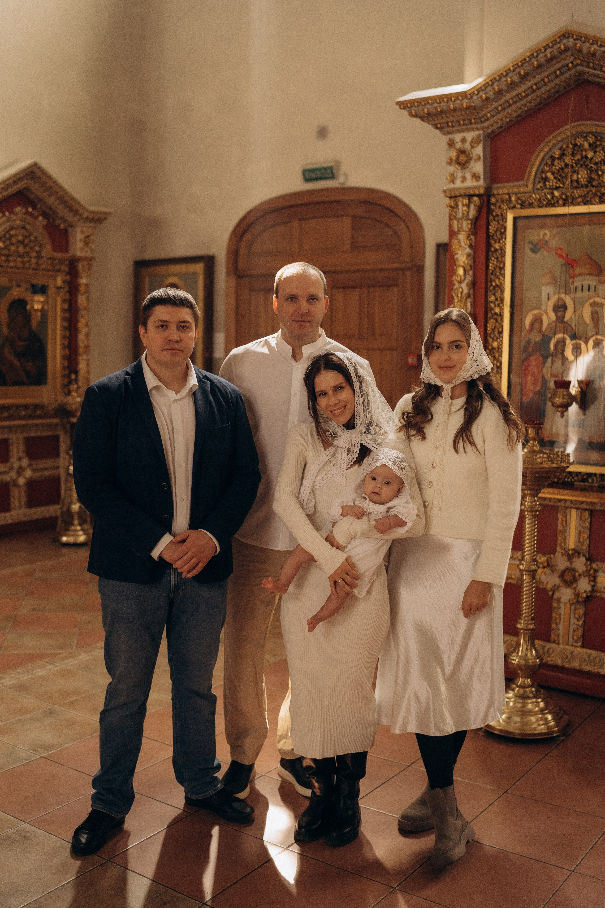 Крещение Серафимы. Фотограф новорождённых и семейный фотограф в Иваново Любовь Капранова