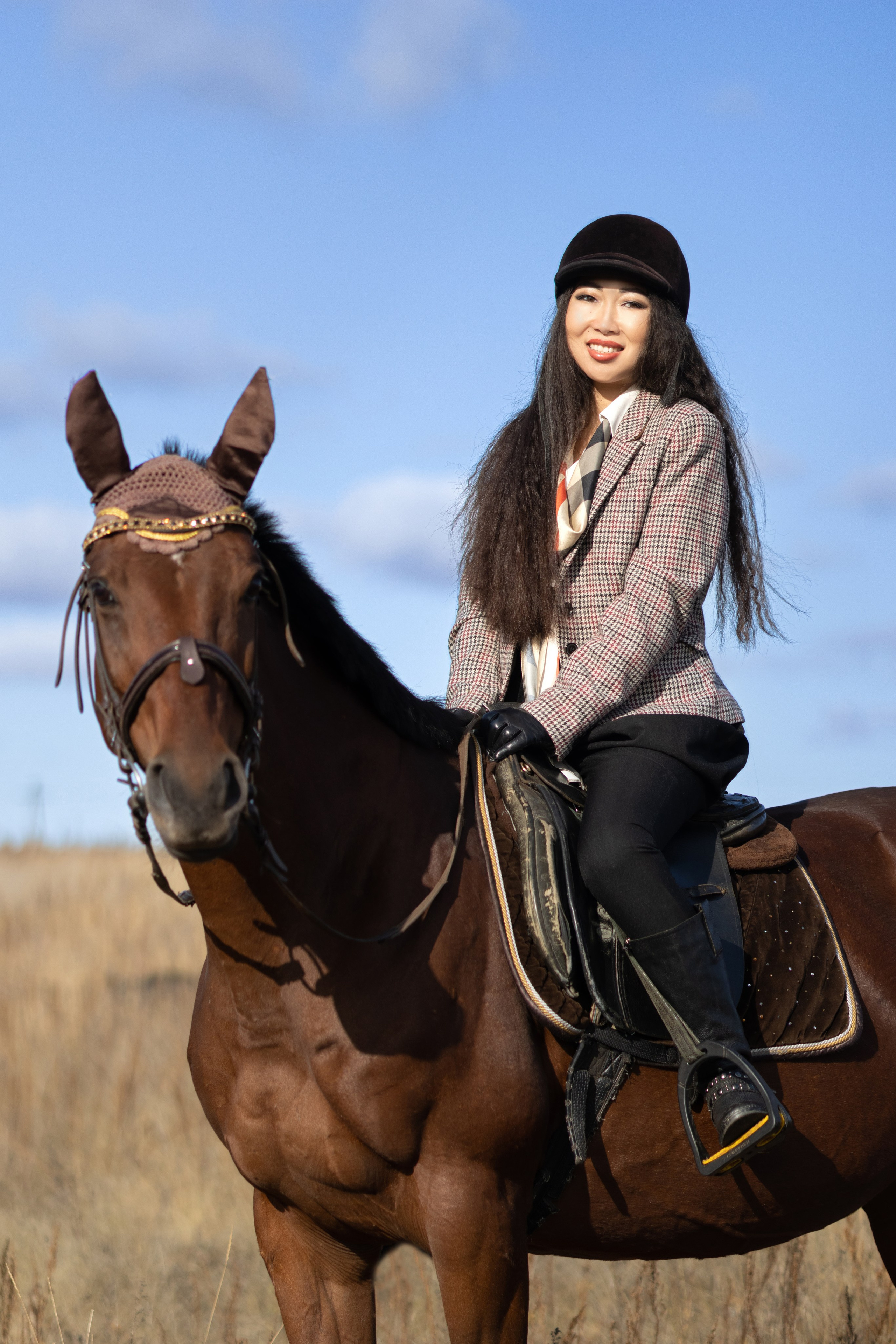 Съемка с лошадью. Фотограф Якутск Зоя Николаева