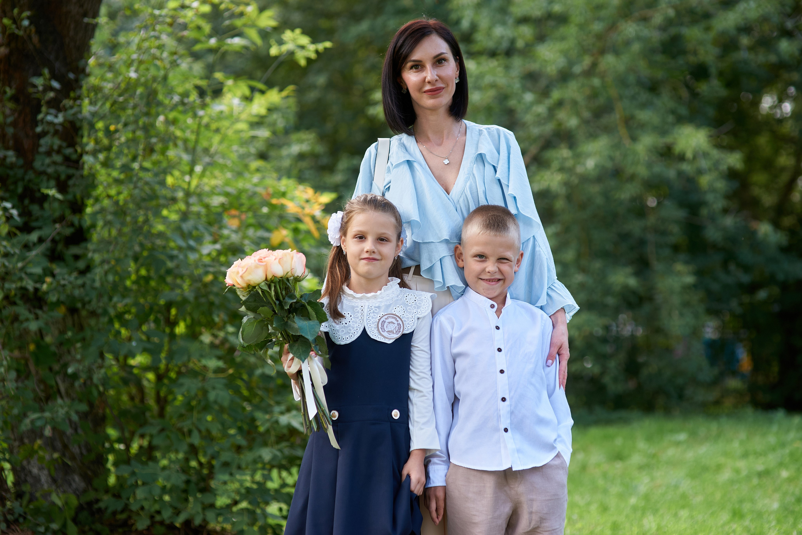 1 класс в День Знаний. Фотограф Владимир Артамонов