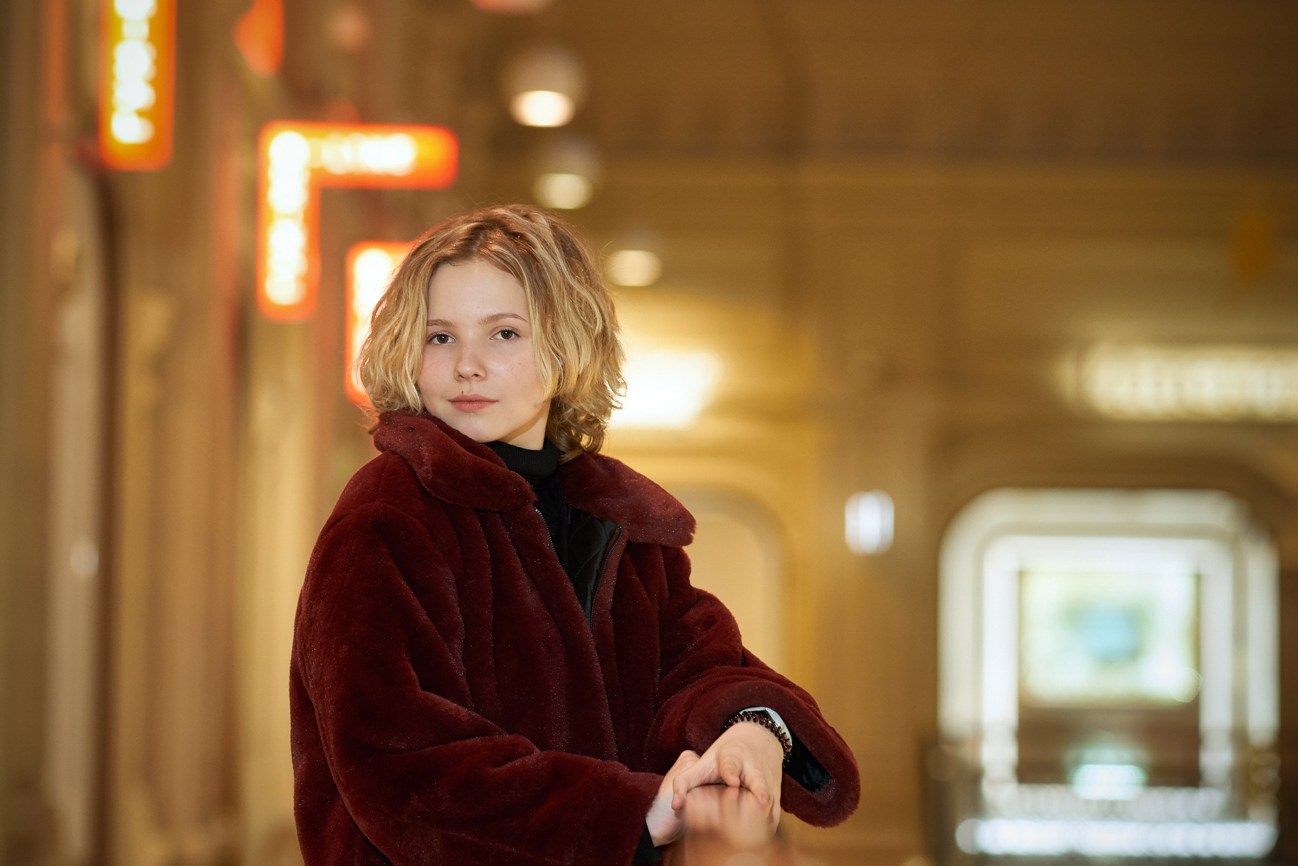 Портретная фотография в ГУМе, Москва