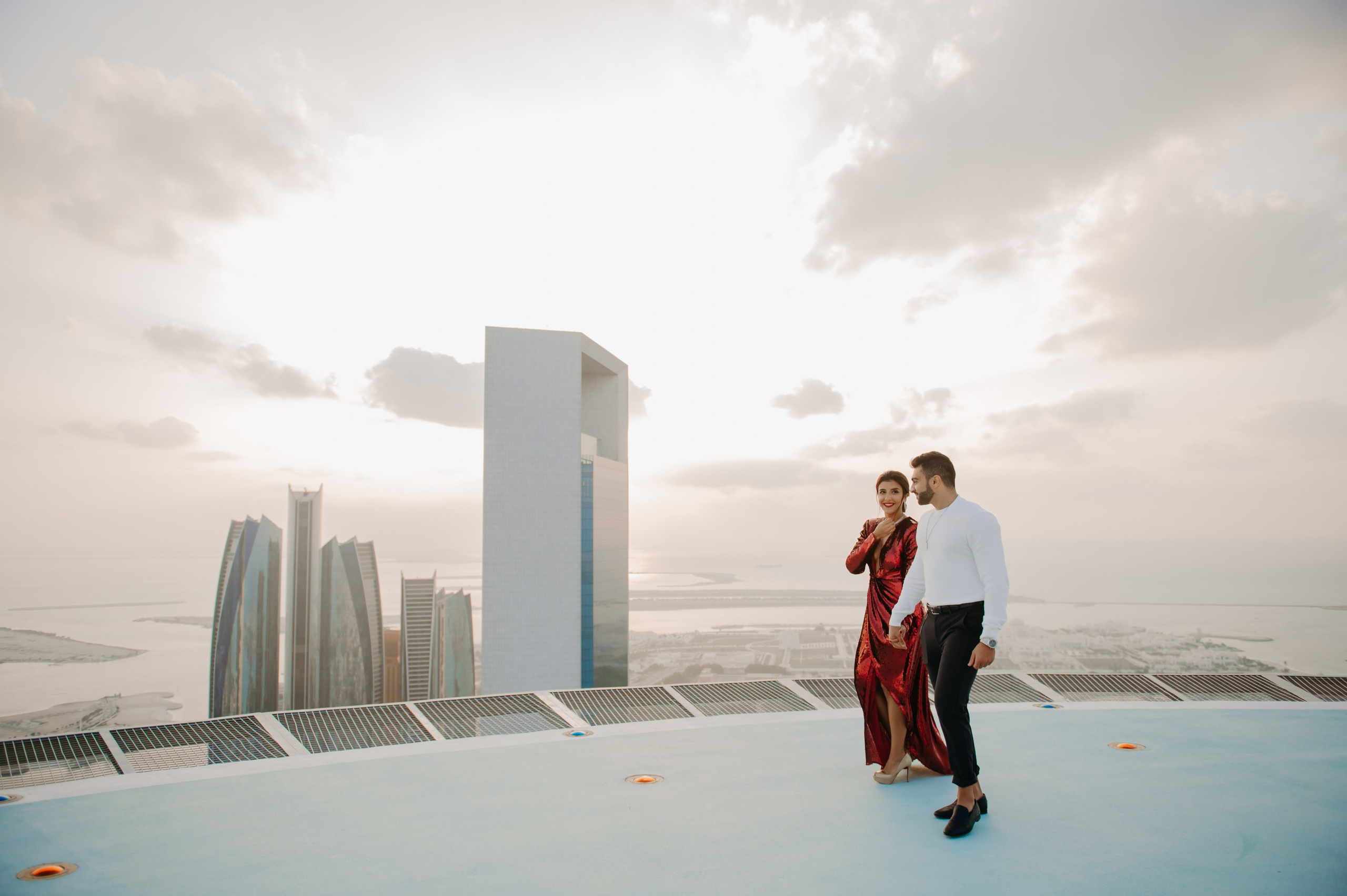Love Story на высоте (Абу Даби). Фотограф в Москве и Санкт-Петербурге Дарина