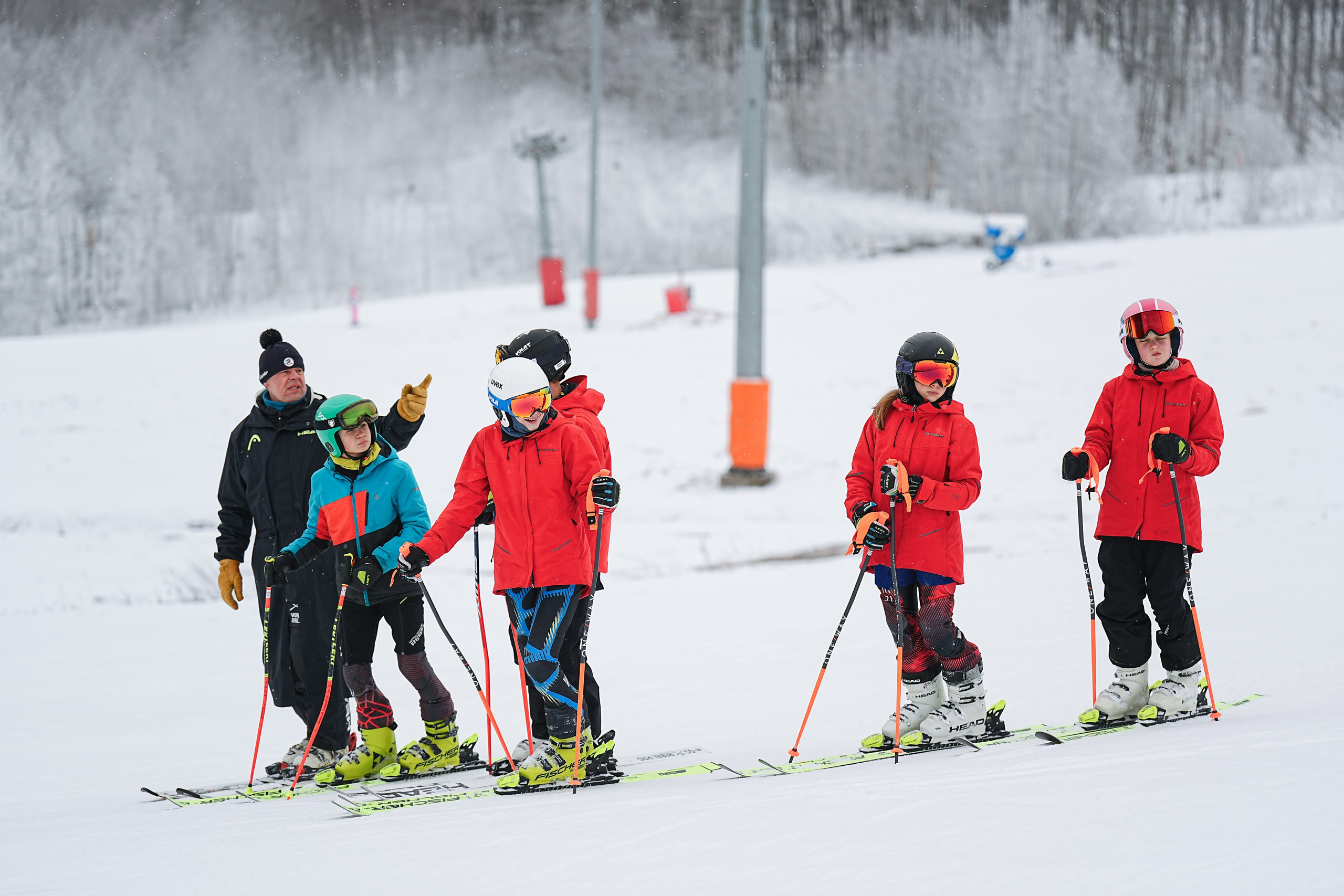 Горные лыжи. Первенство Центрального Федерального Округа. GS U14 Шуколово. Фотограф Студитский Евгений