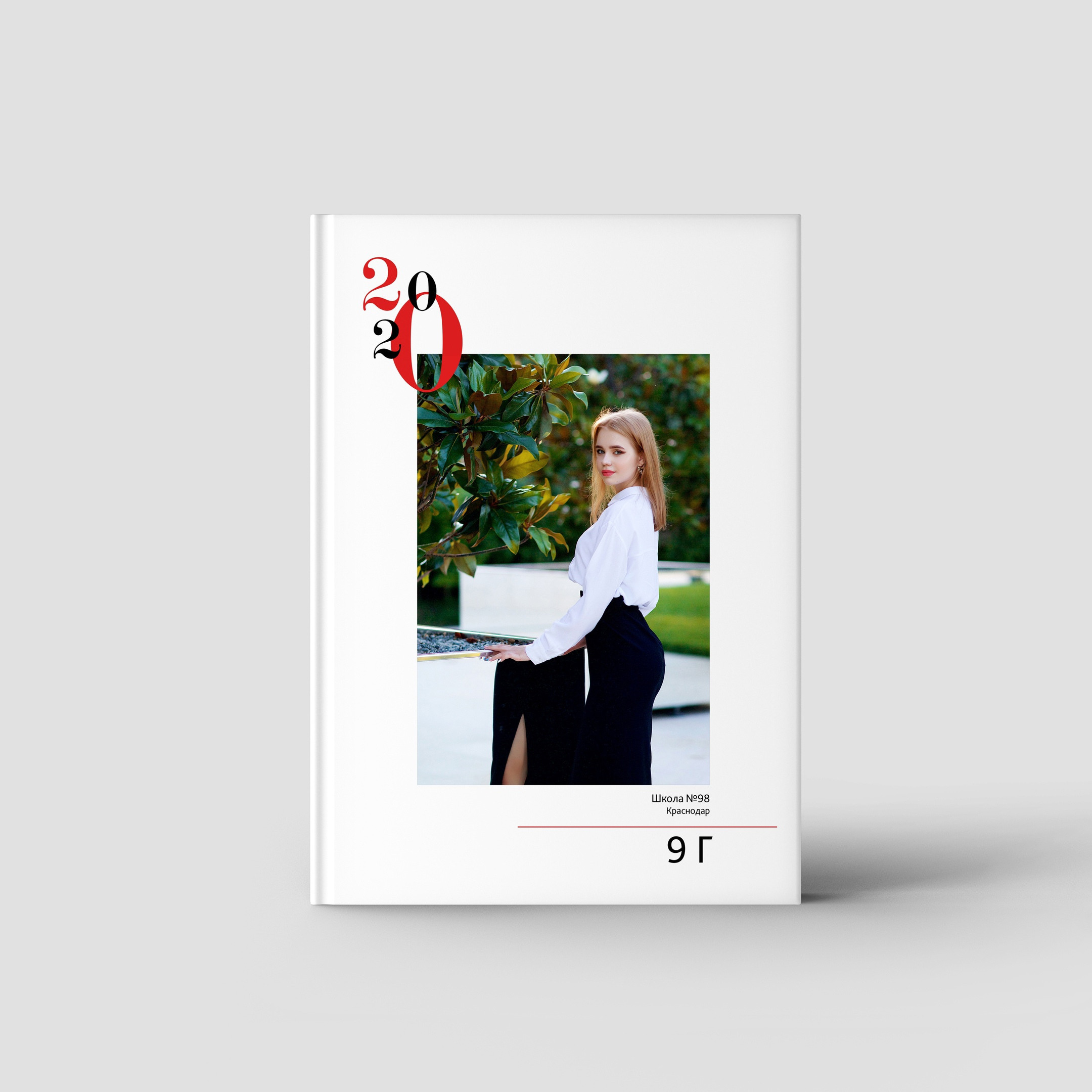 Выпускной альбом для старшей школы «Красный»