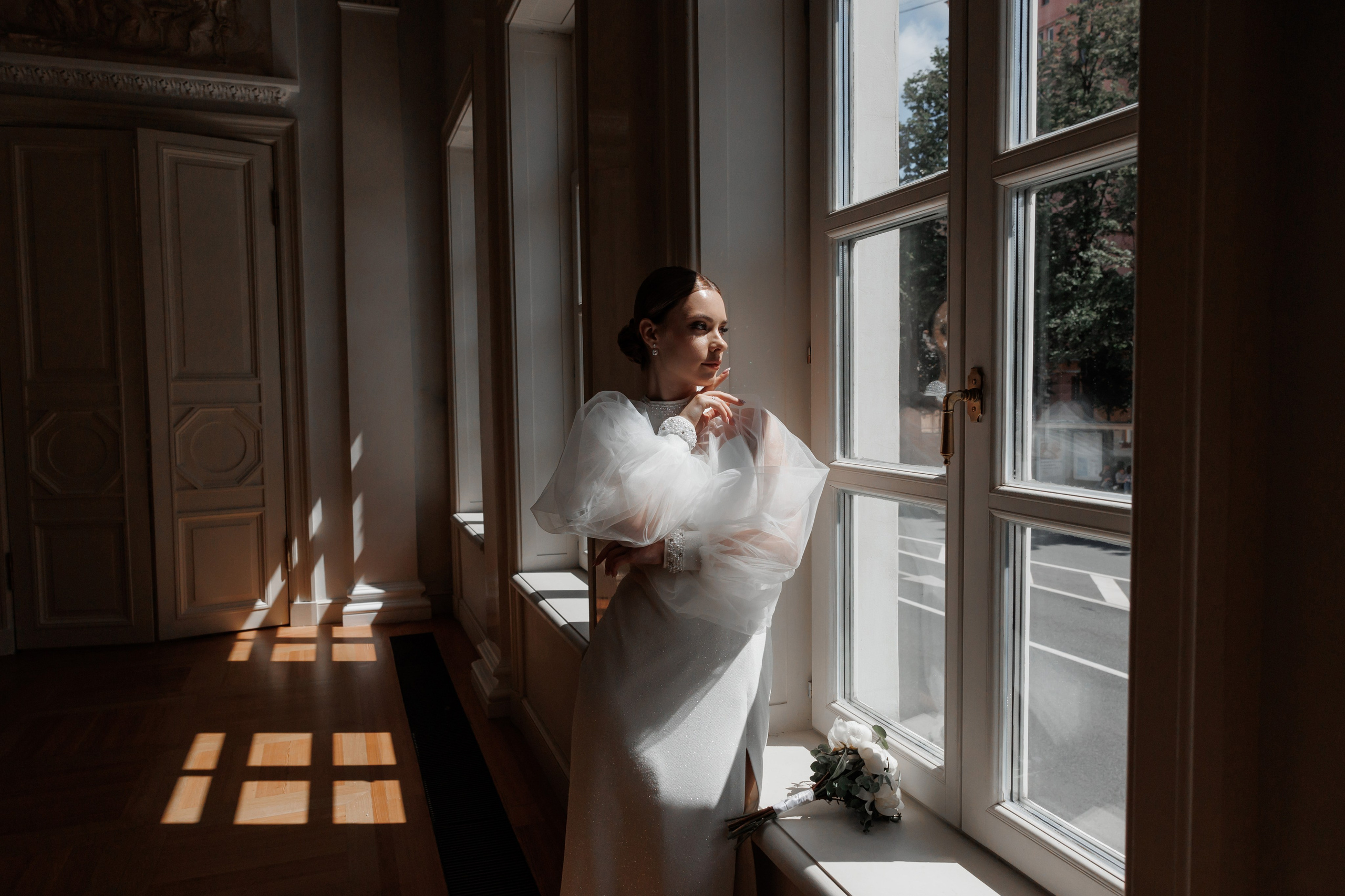 Анна и Сергей, Особняк Муравьевых-Апостолов, прогулка по ВДНХ, ресторан «Домик в саду». Свадебный и репортажный фотограф (Москва, Королев и другие)