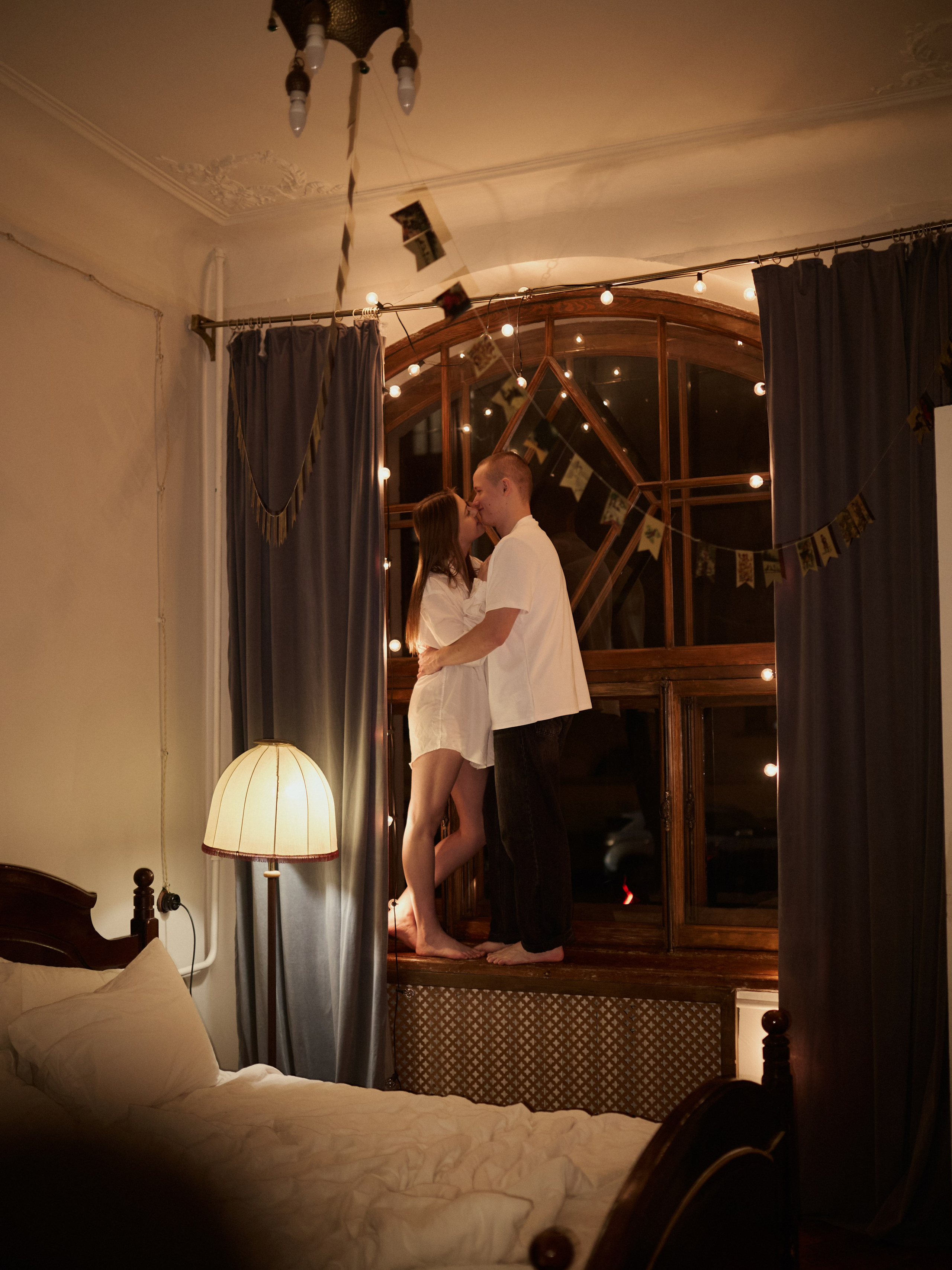 Подарок на годовщину — новогодняя съемка. Фотограф СПБ Засорина Юлия