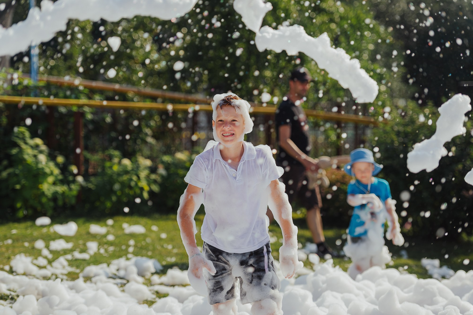 Детский день рождения с аниматором, пенная вечеринка. Свадебный и репортажный фотограф в Ярославле Евгений Сальников